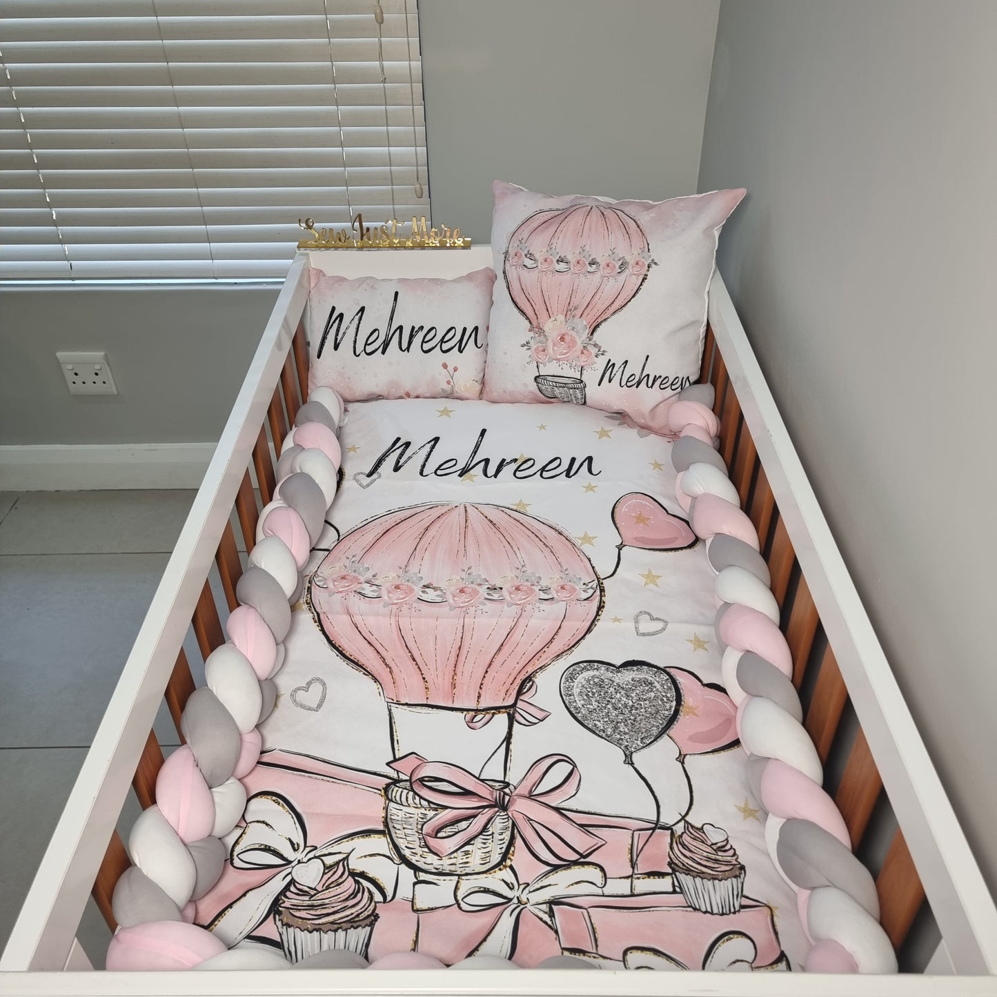 Glitter Hot Air balloon - Sew Just More