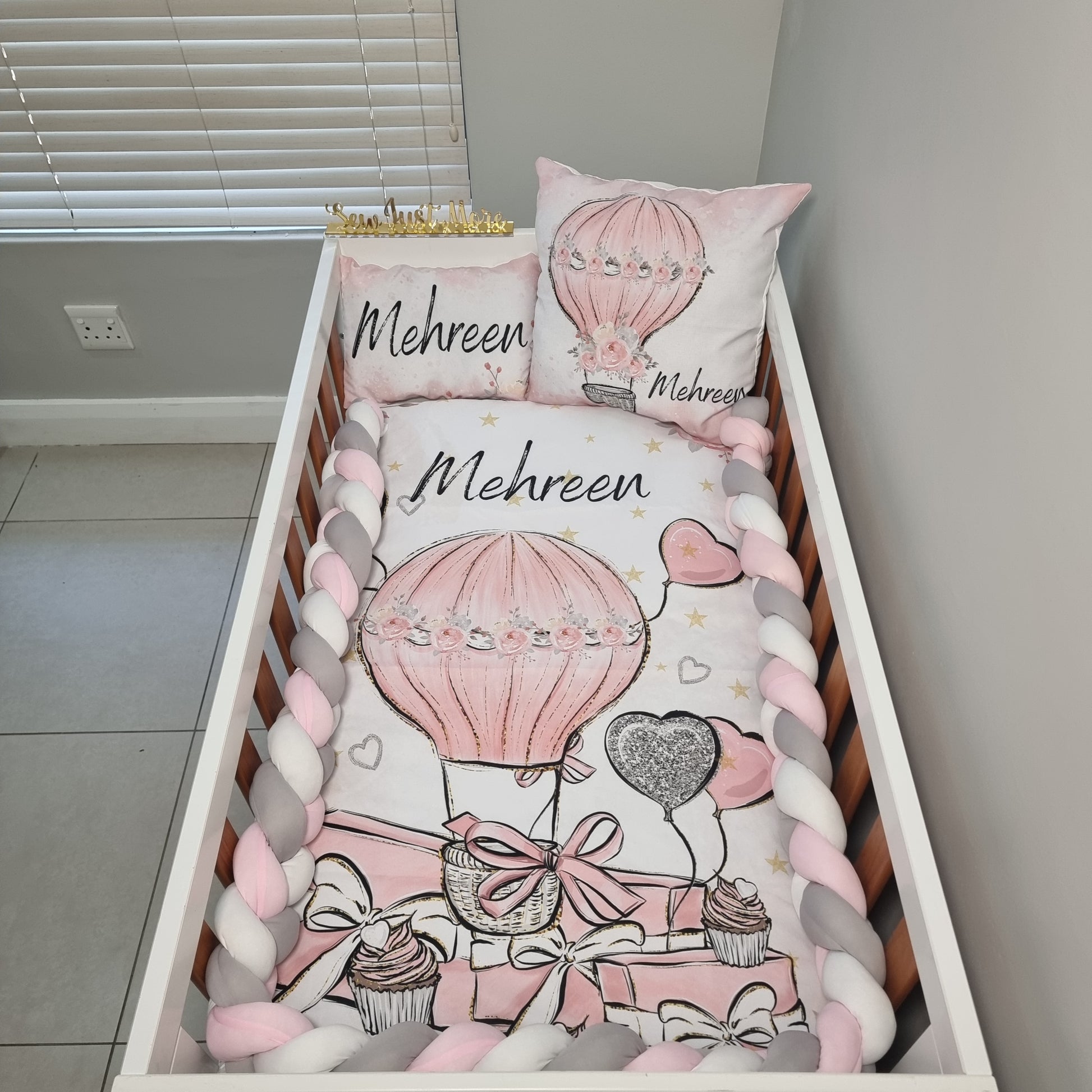 Glitter Hot Air balloon - Sew Just More