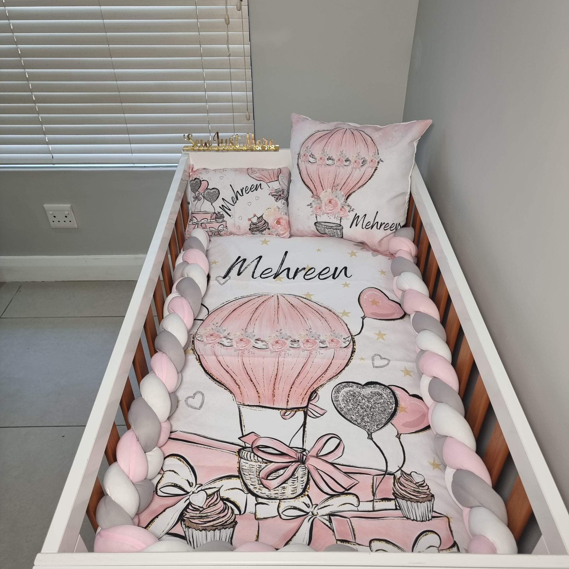 Glitter Hot Air balloon - Sew Just More