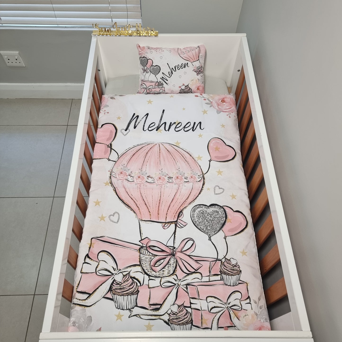 Glitter Hot Air balloon - Sew Just More