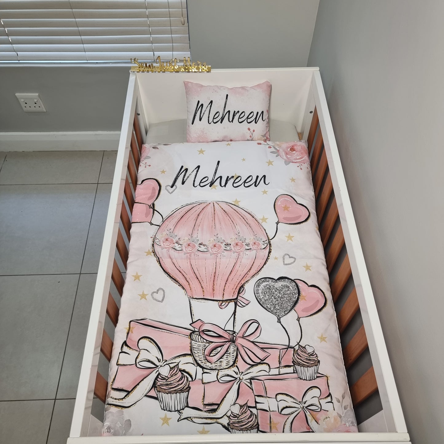 Glitter Hot Air balloon - Sew Just More