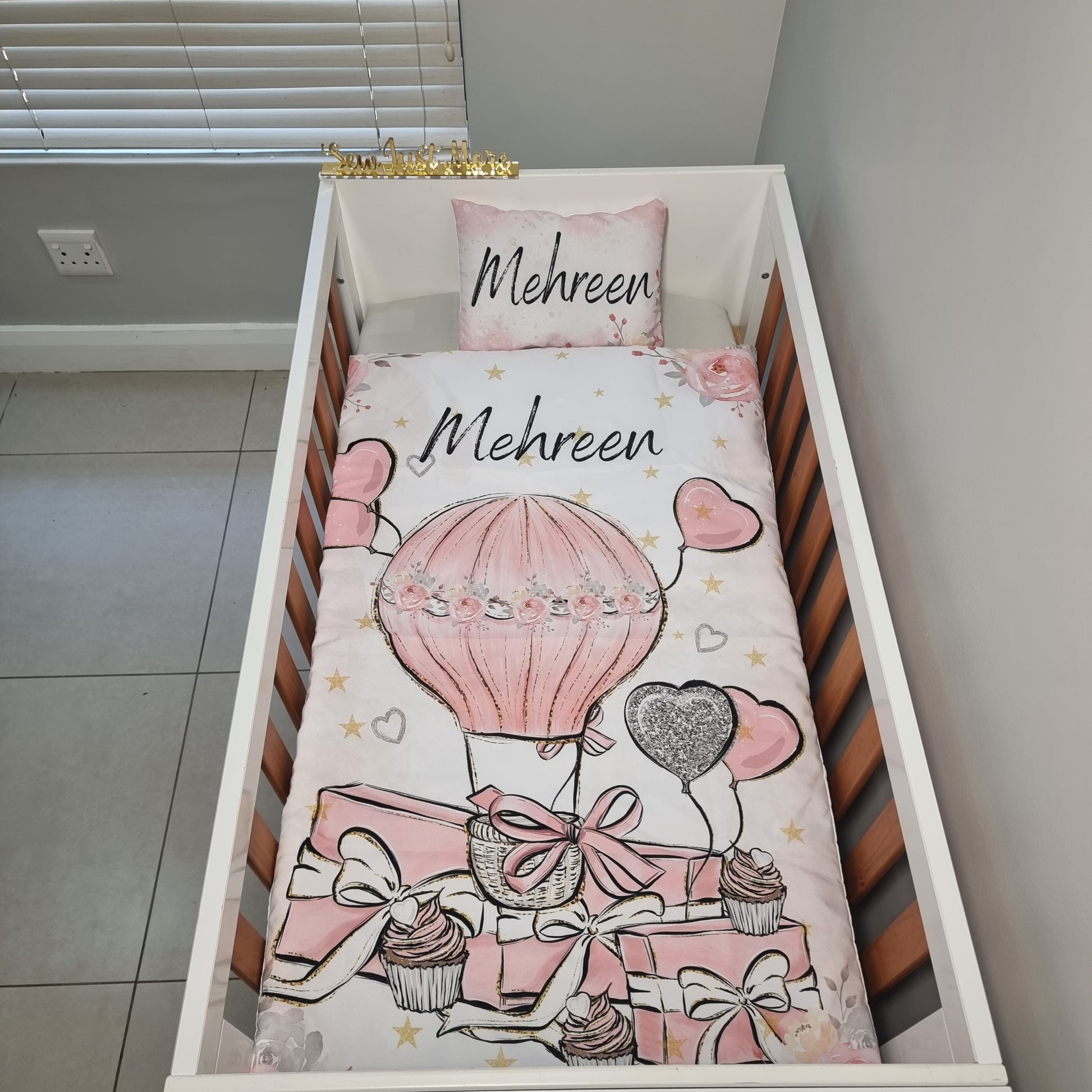 Glitter Hot Air balloon - Sew Just More