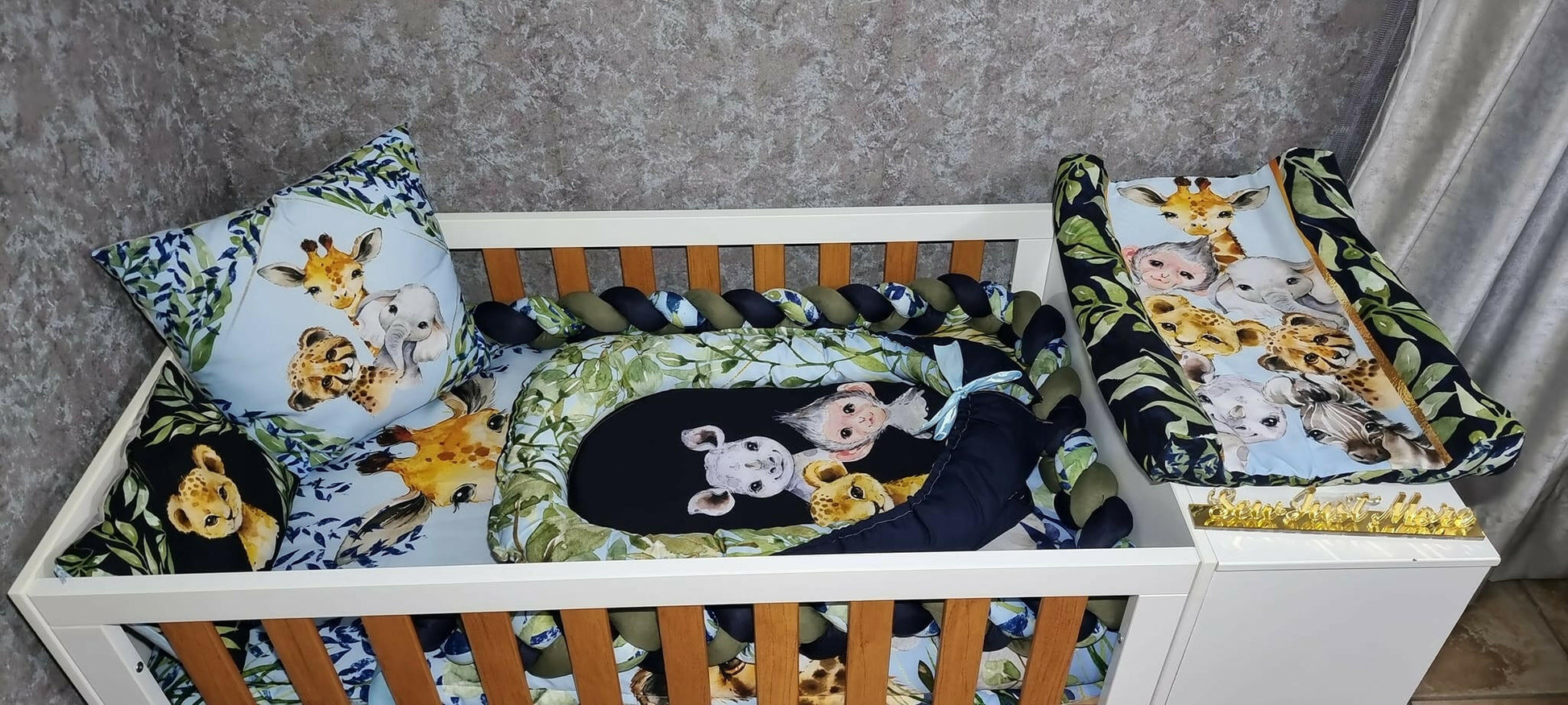 Baby Blue/Navy Safari - Sew Just More