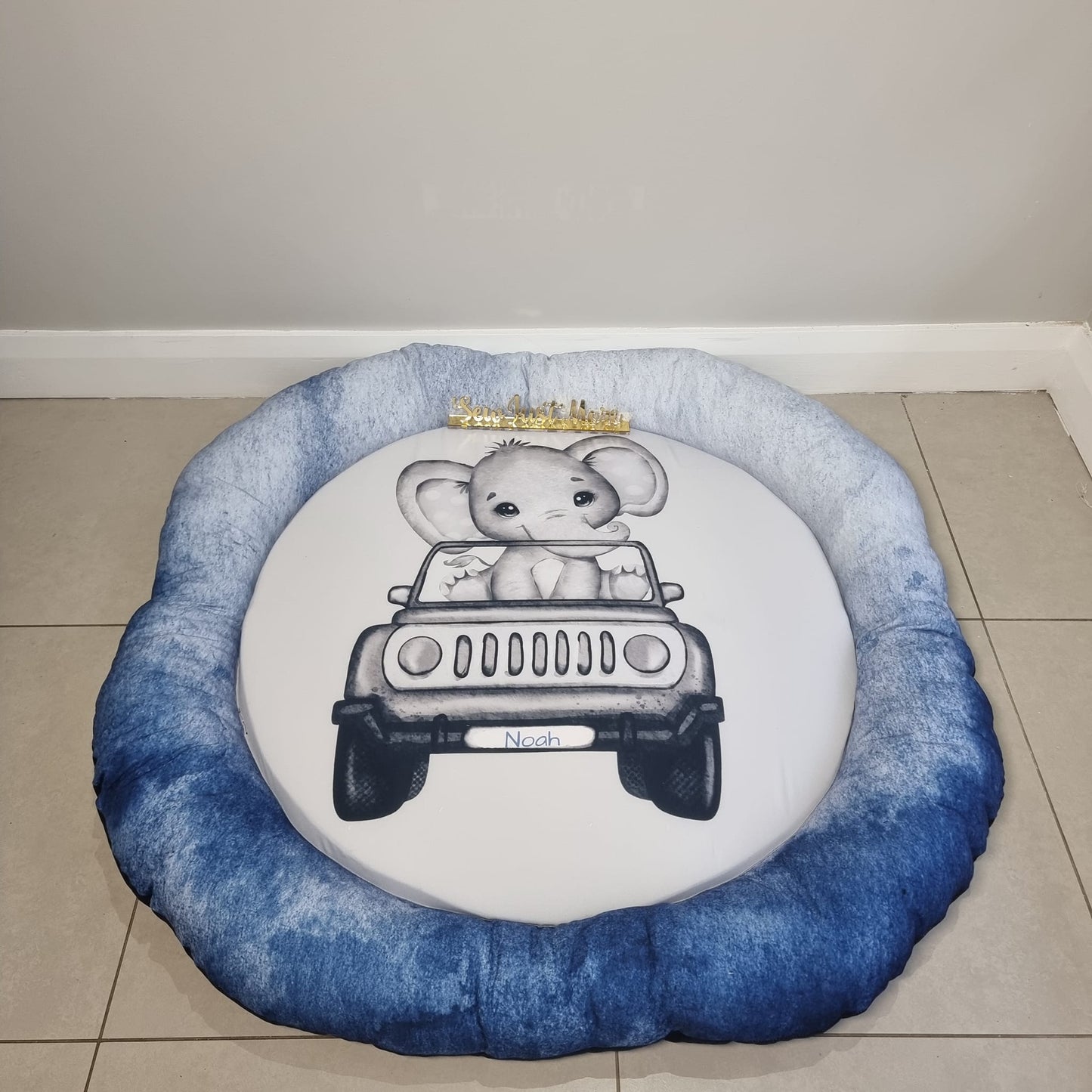 Navy and Steel blue Jeep Ellie - Sew Just More