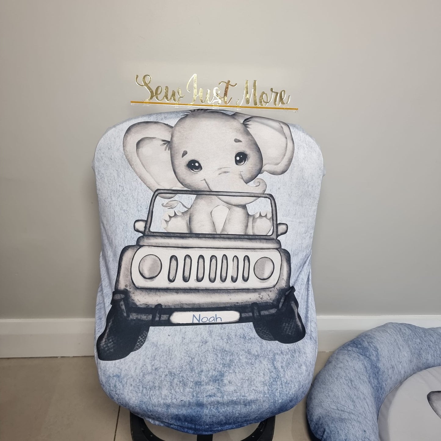 Navy and Steel blue Jeep Ellie - Sew Just More
