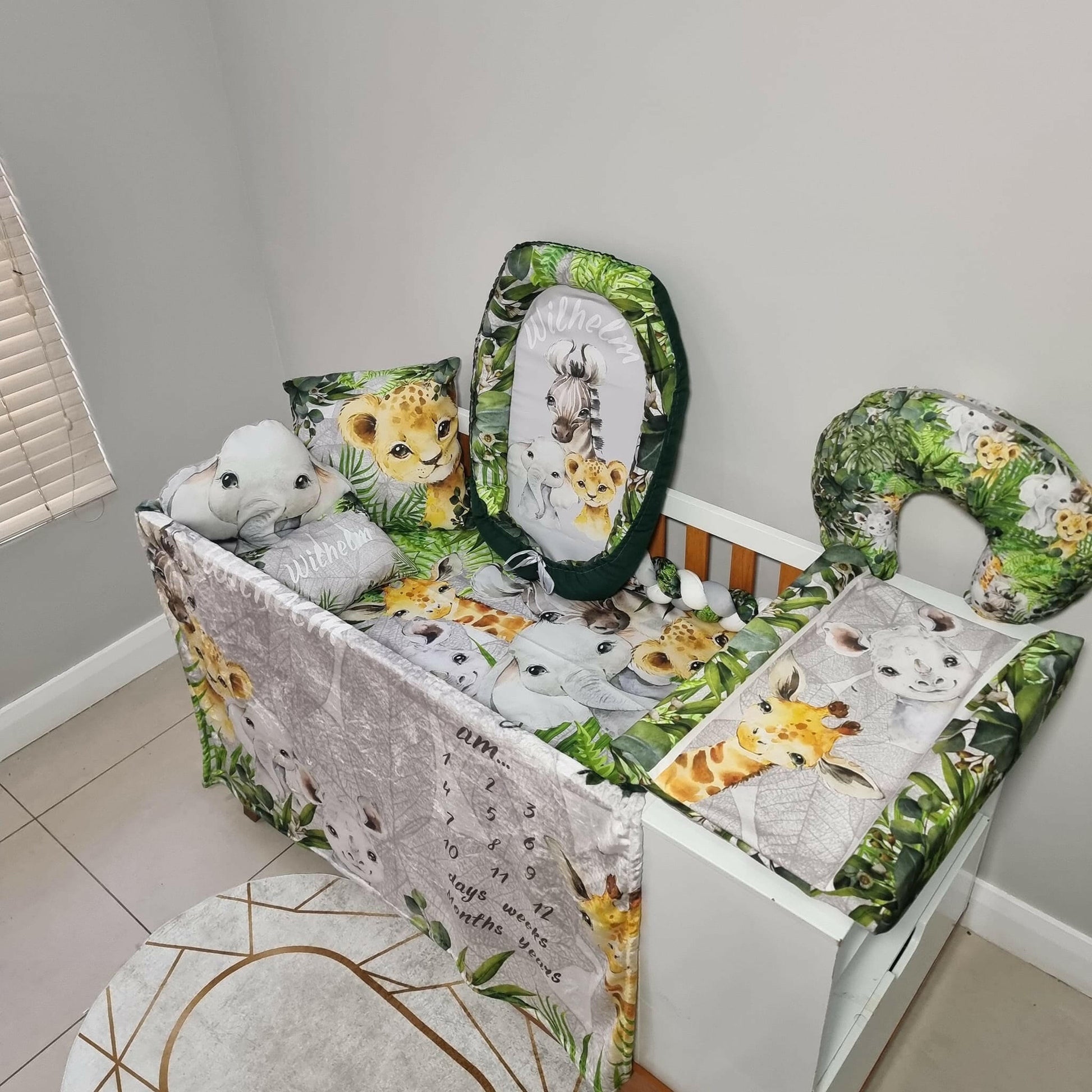 Grey Jungle Safari - Sew Just More