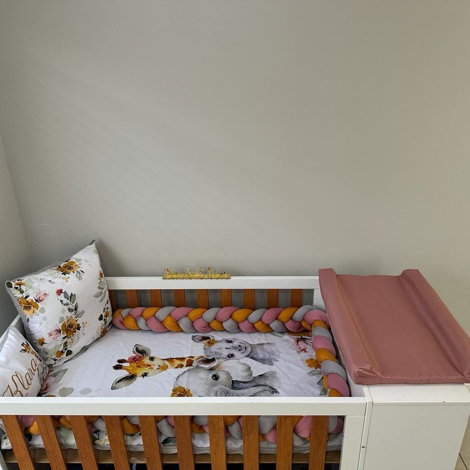 Dusty Pink and Mustard floral Safari - Sew Just More