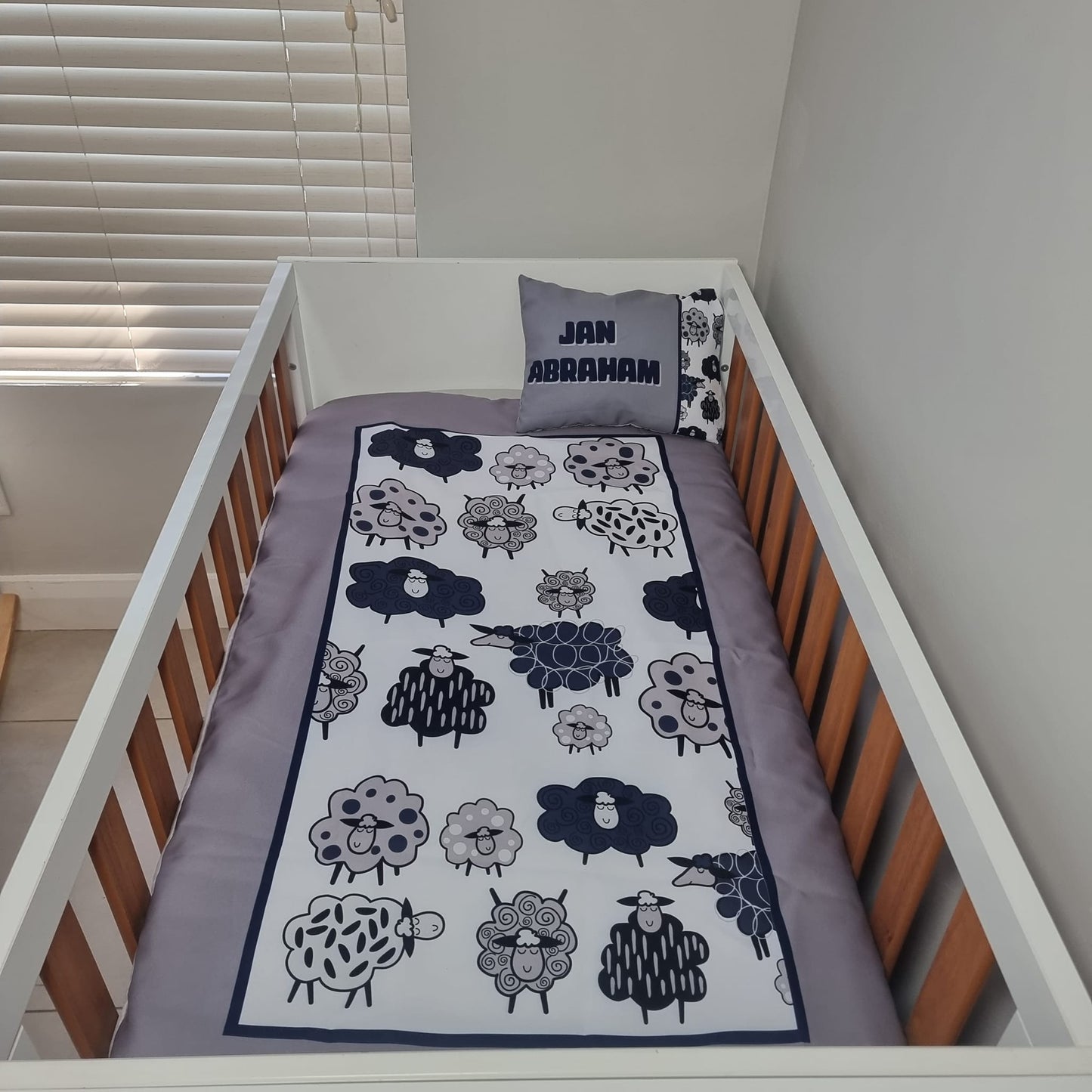 Navy and Grey Sheep - Sew Just More