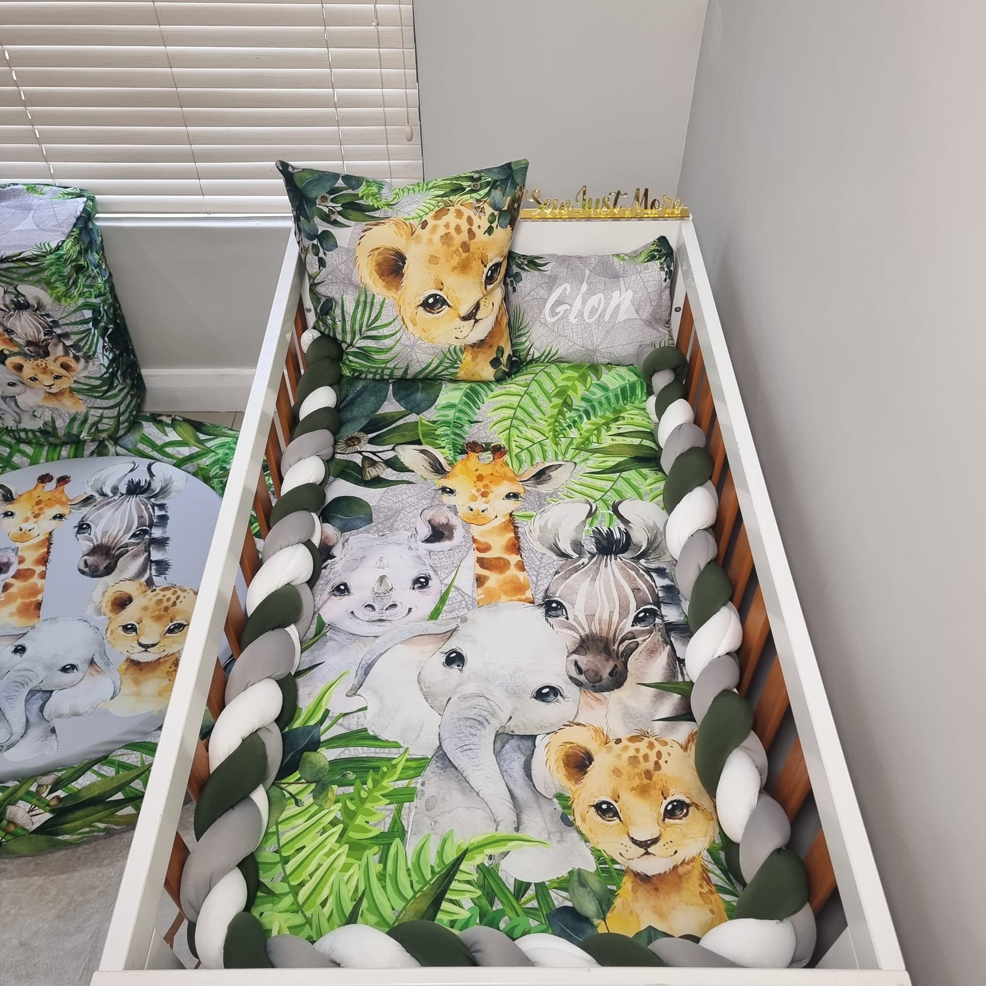 Grey Jungle Safari - Sew Just More