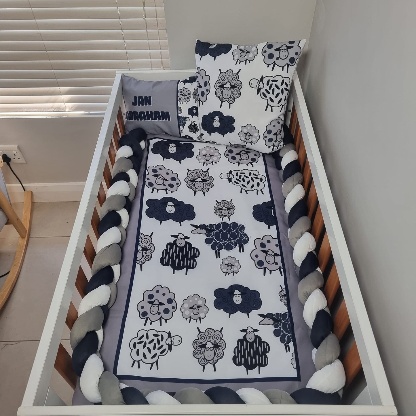 Navy and Grey Sheep - Sew Just More