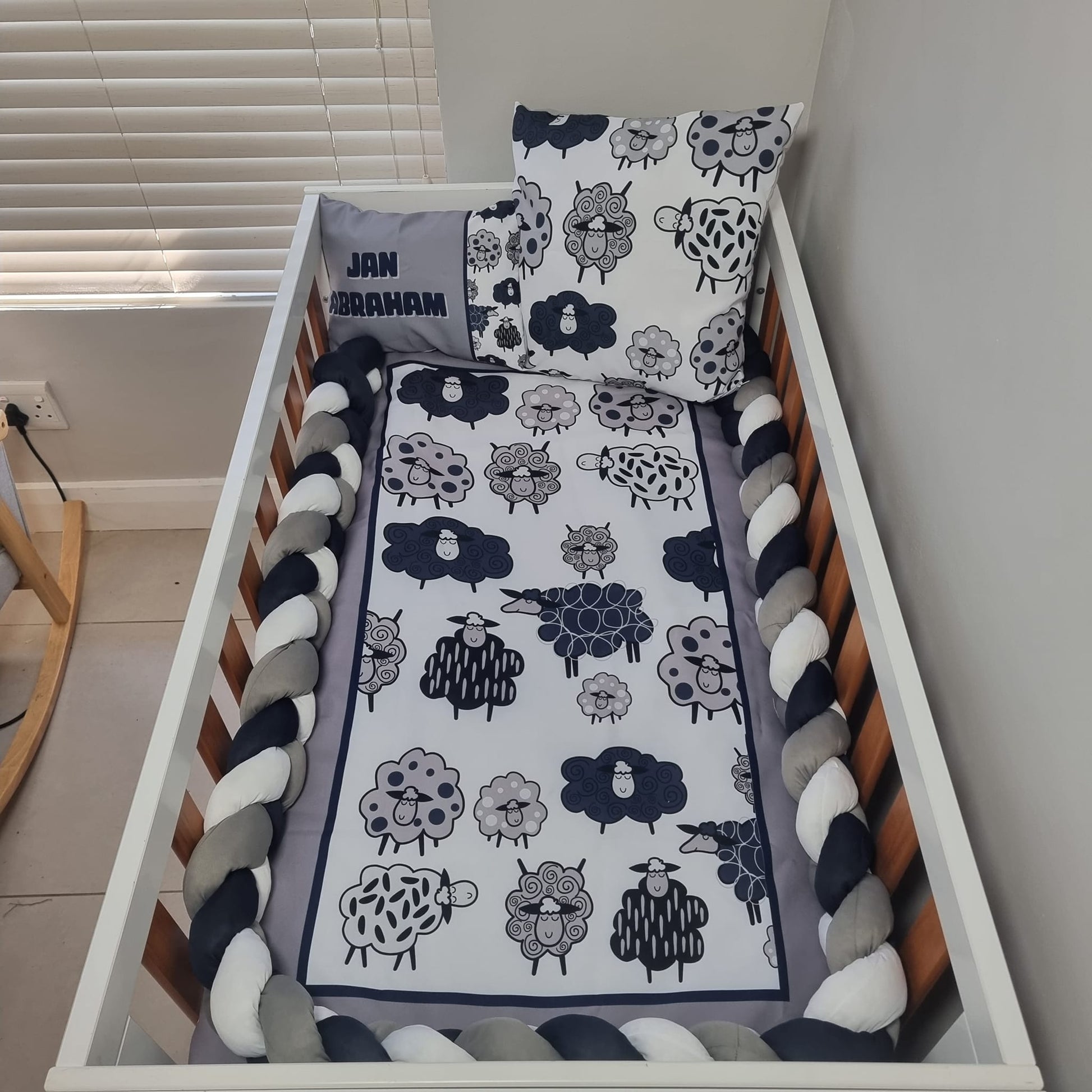 Navy and Grey Sheep - Sew Just More