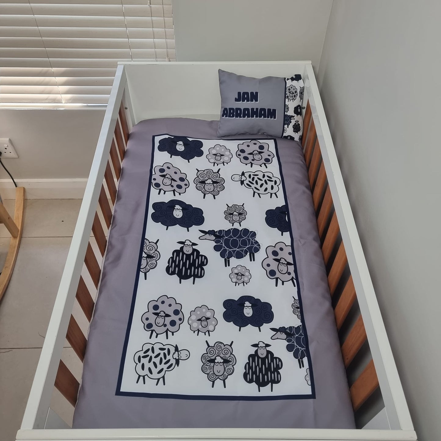 Navy and Grey Sheep - Sew Just More