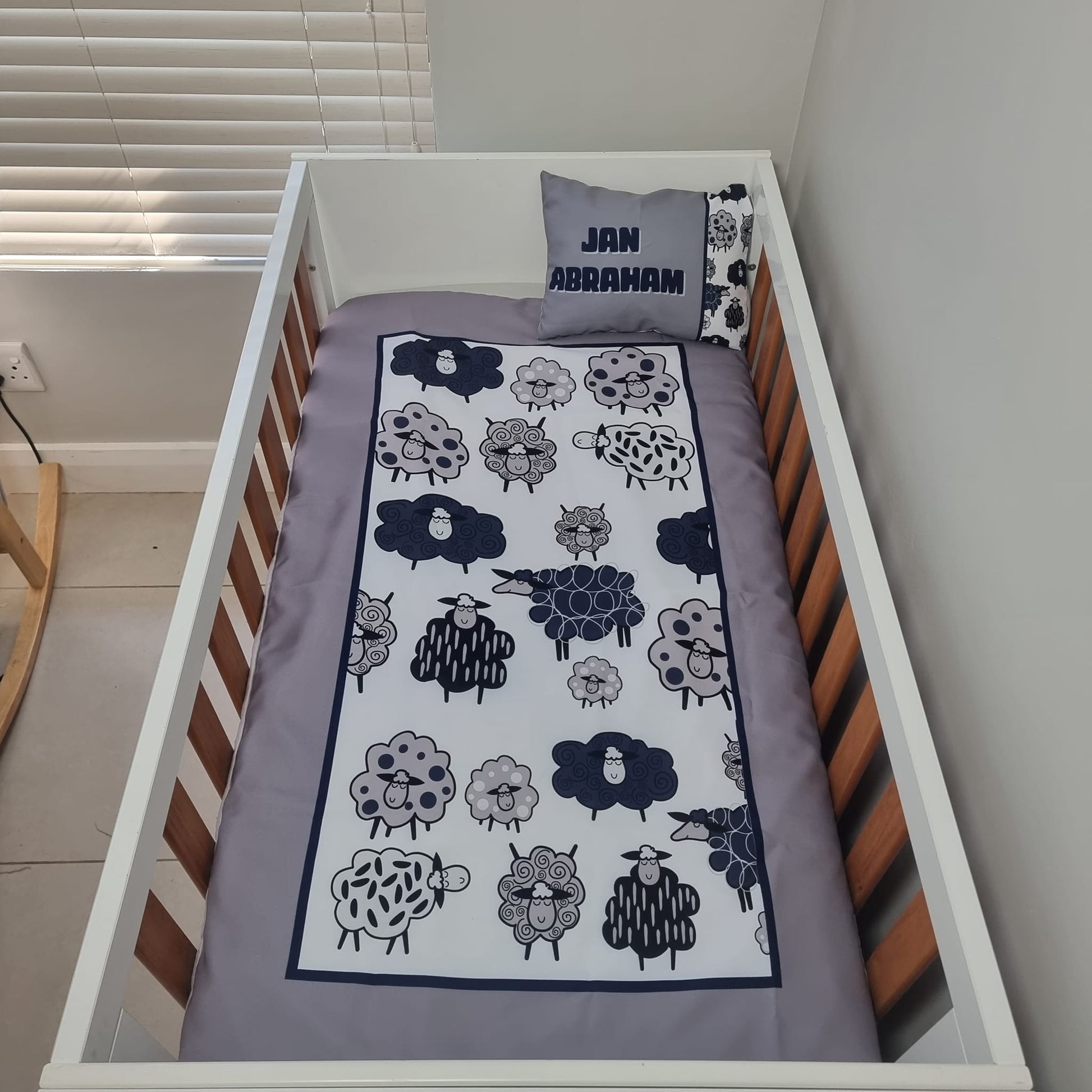 Navy and Grey Sheep - Sew Just More