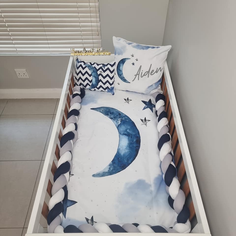 Navy Moon and Stars - Sew Just More