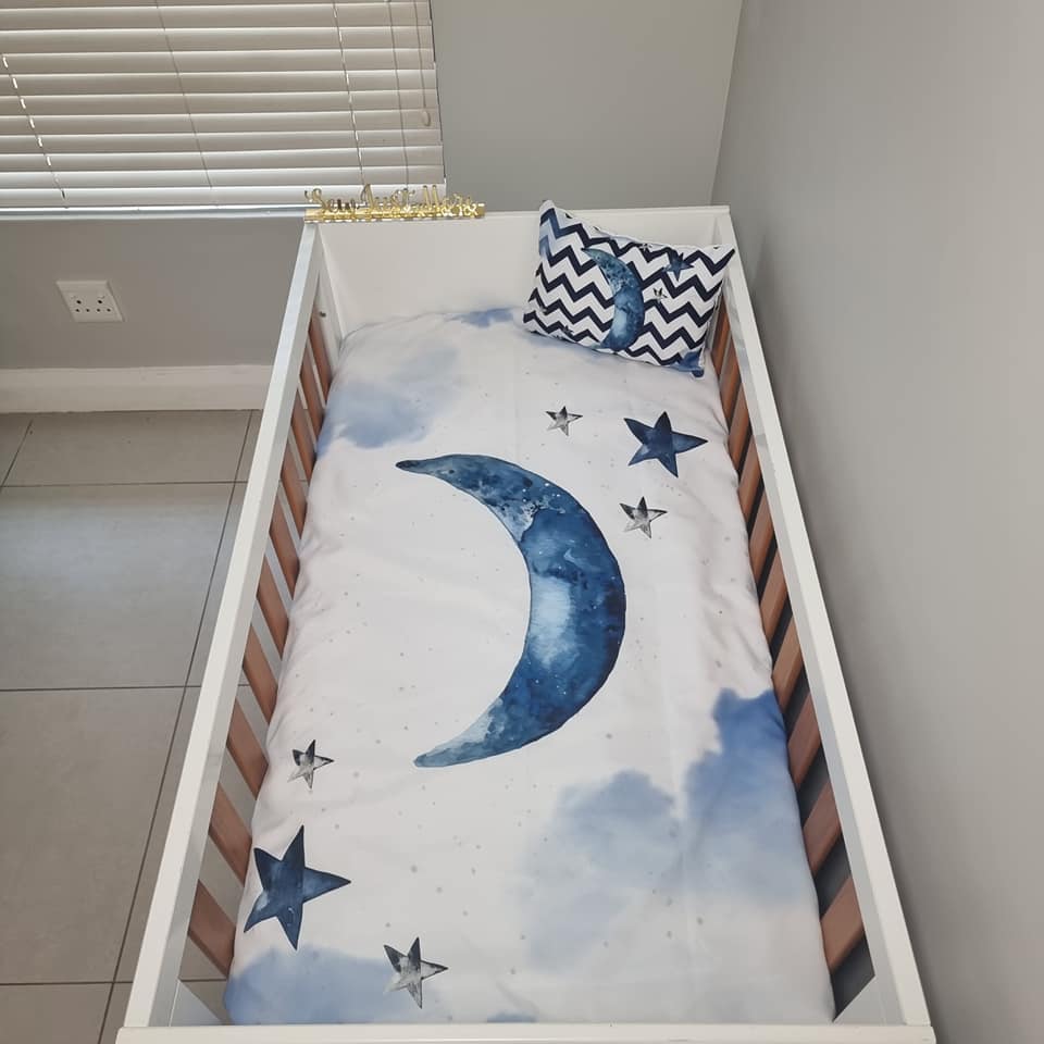 Navy Moon and Stars - Sew Just More