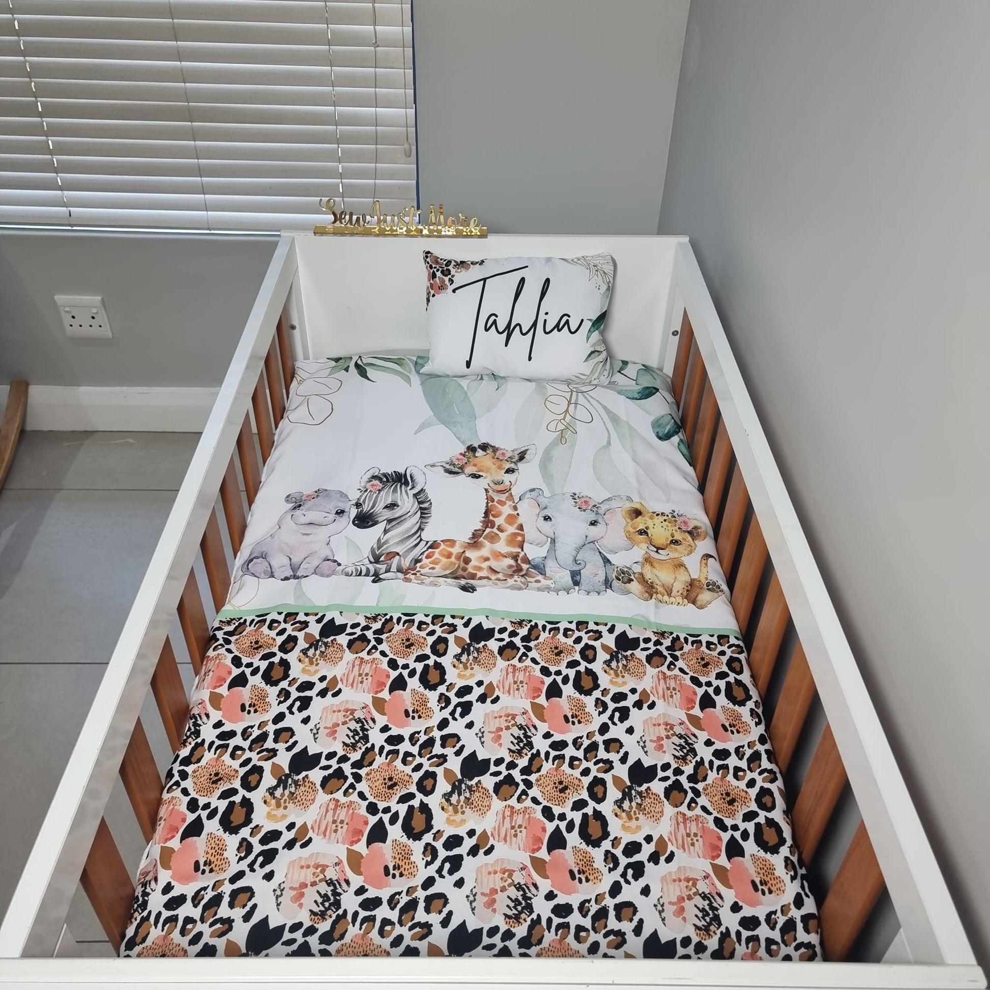 Floral Leopard Safari - Sew Just More