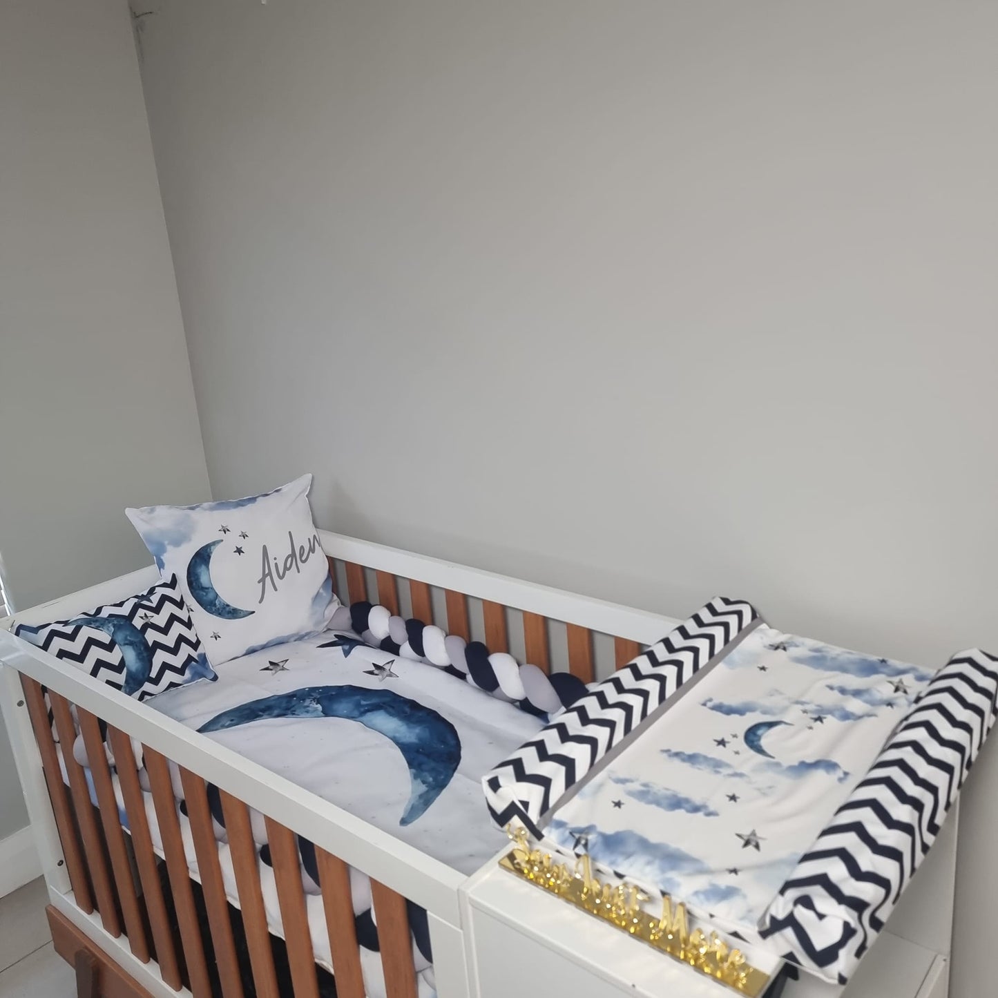 Navy Moon and Stars - Sew Just More