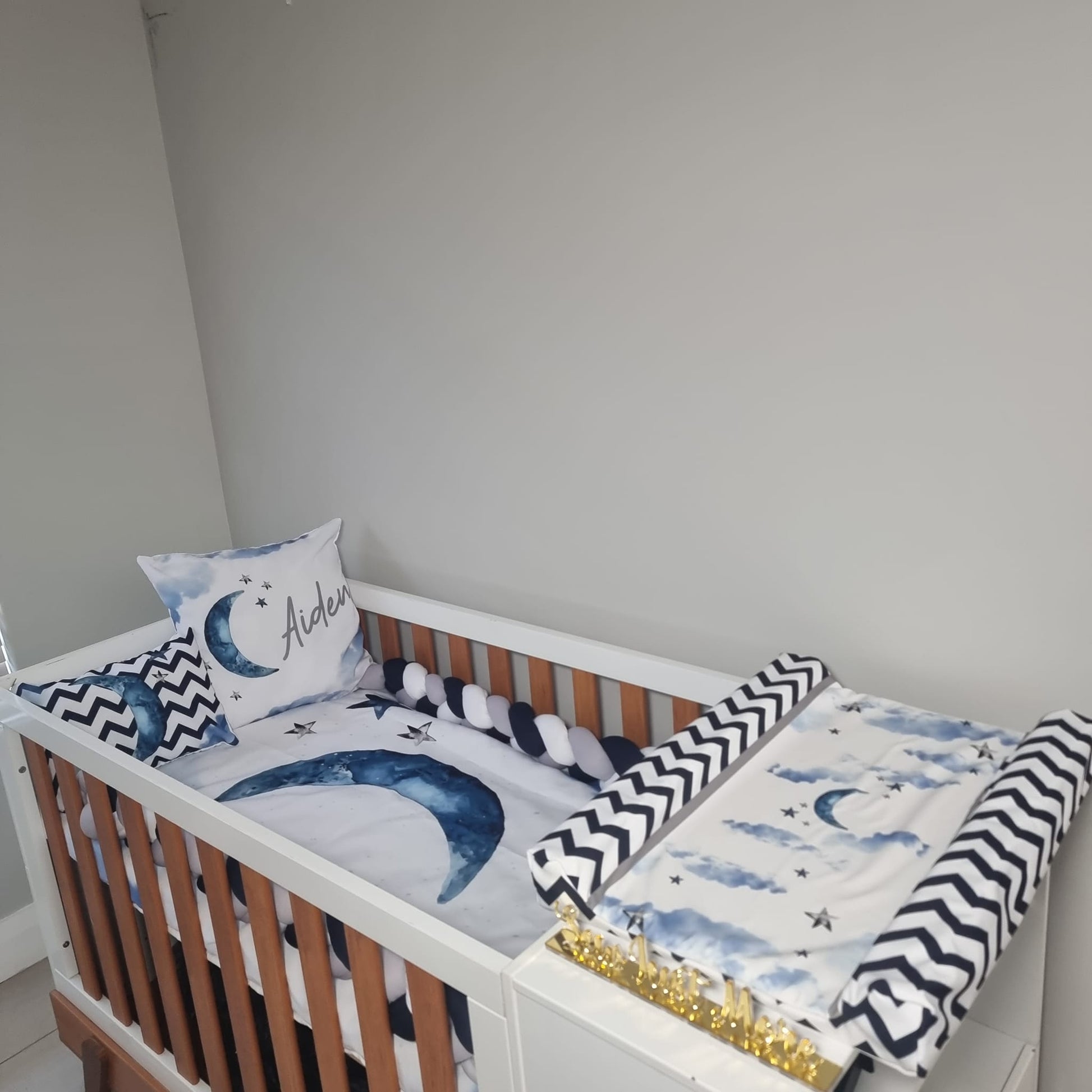 Navy Moon and stars - Sew Just More