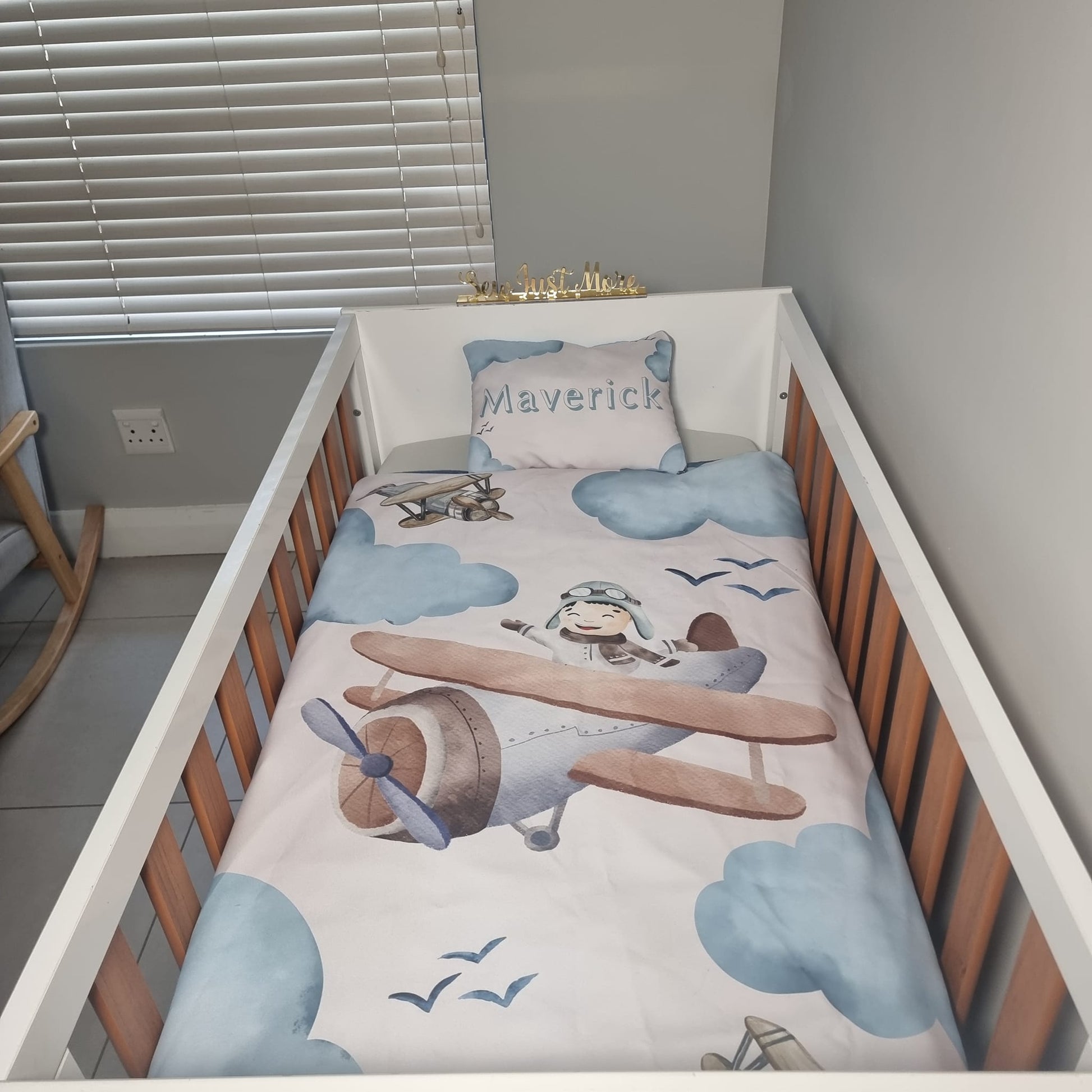 Baby Blue goes to air! - Sew Just More