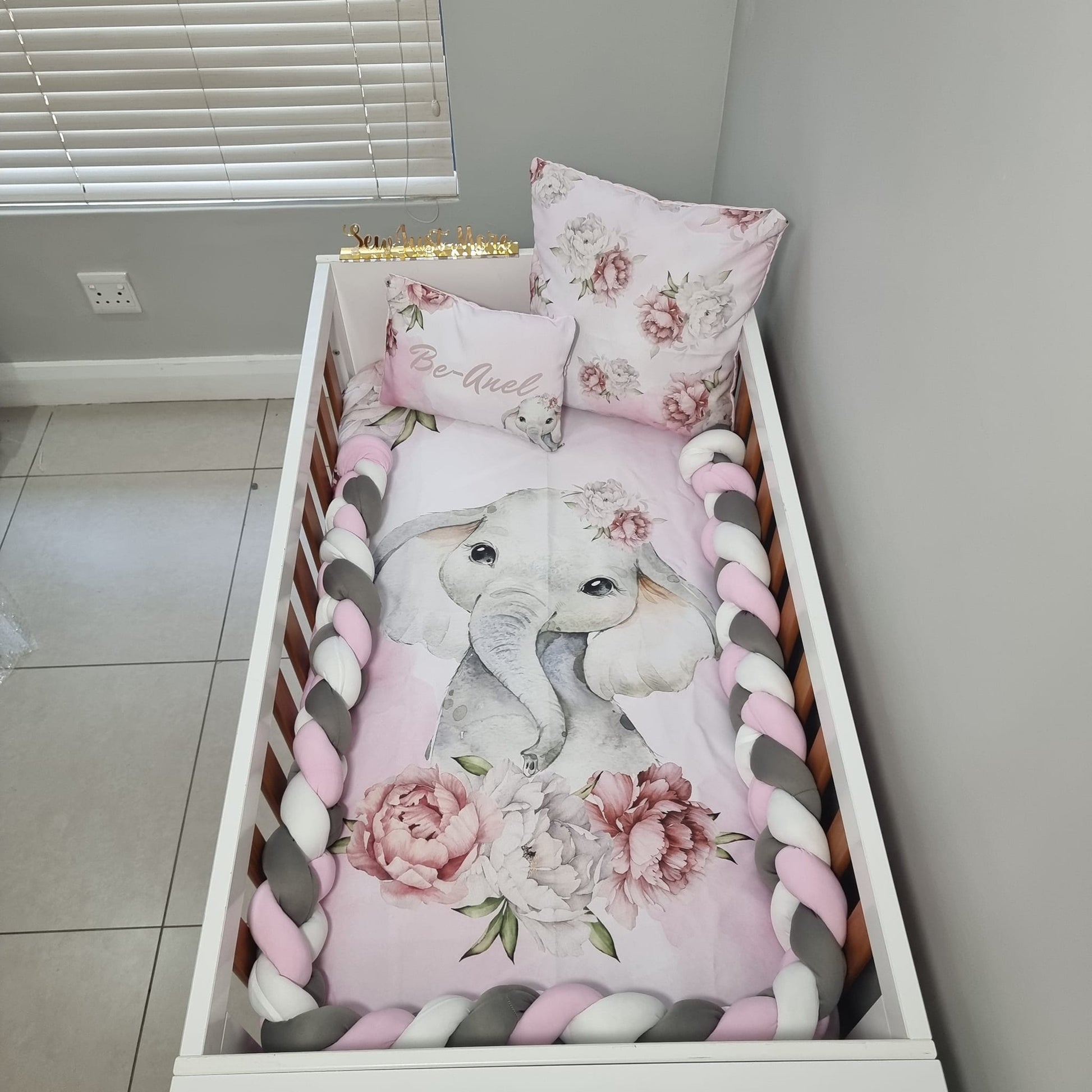 Baby Pink Peonies Ellie - Sew Just More