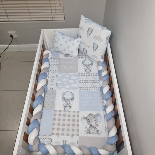 Soft Blue Air balloon Ellie - Sew Just More