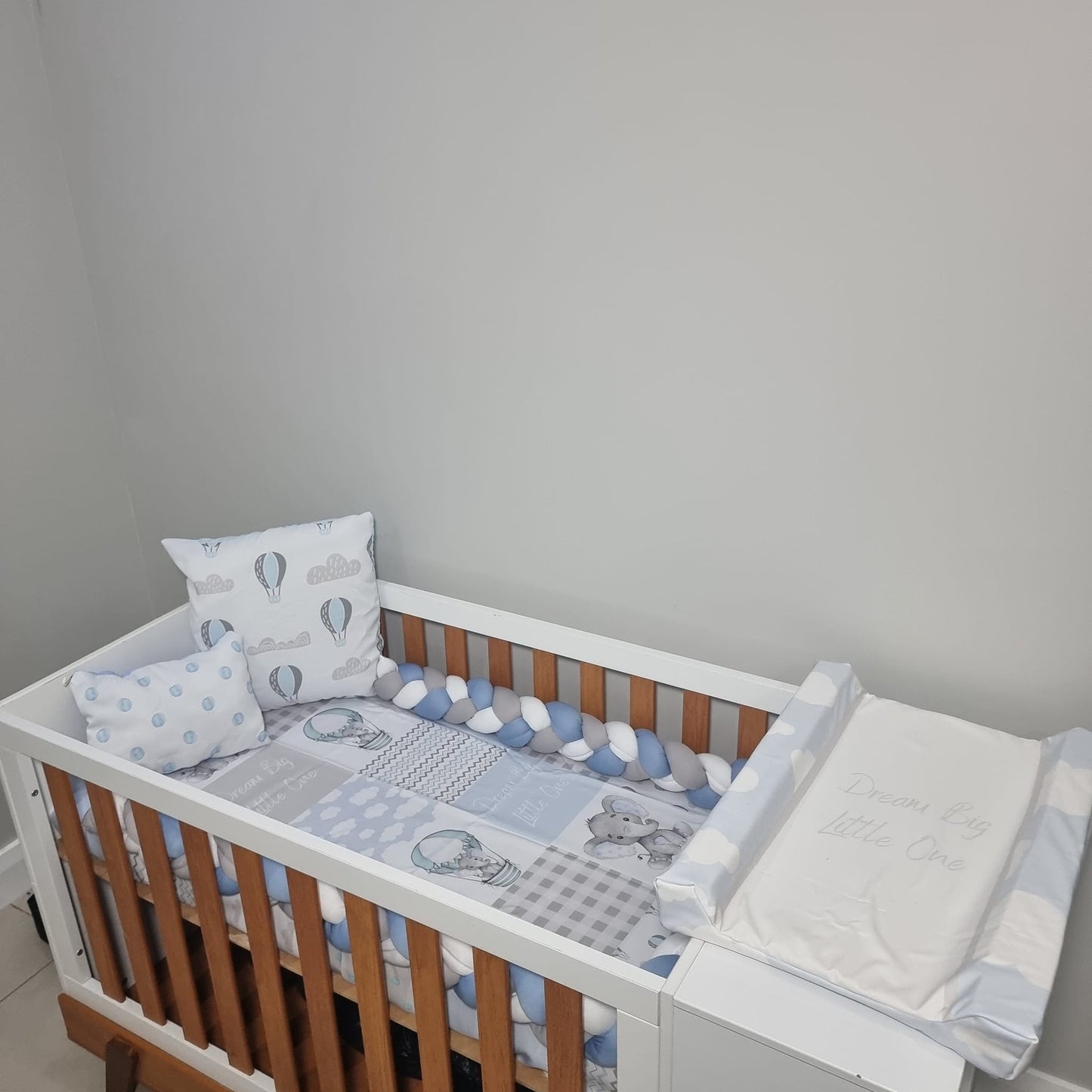 Soft Blue Air balloon Ellie - Sew Just More