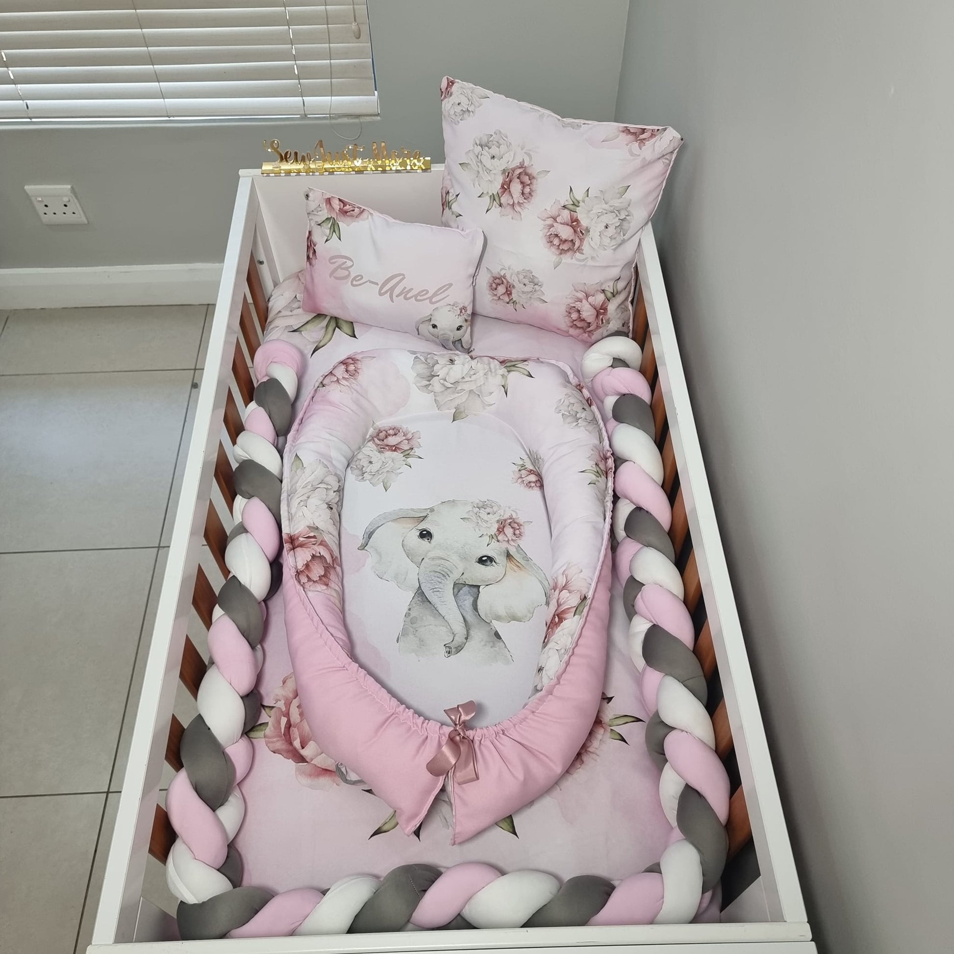 Baby Pink Peonies Ellie - Sew Just More