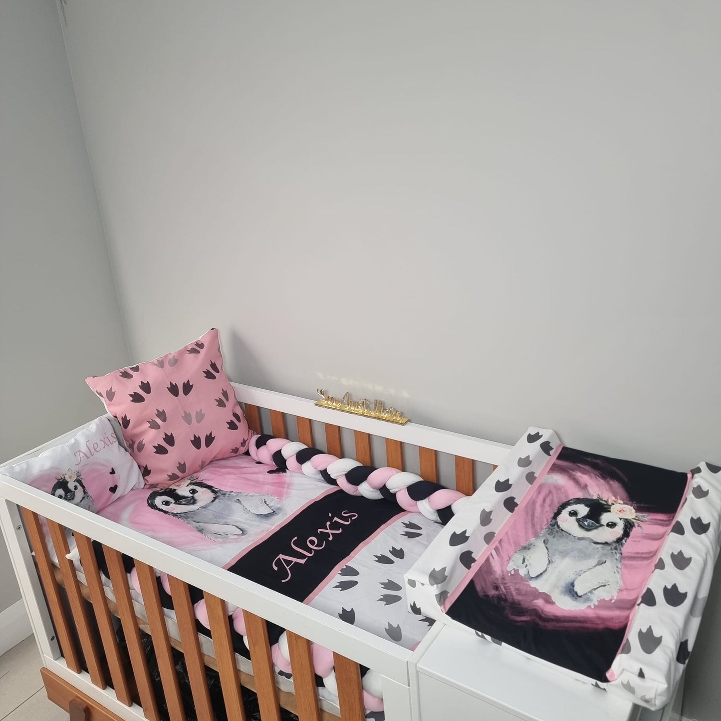 Pink Pawsome Penguin - Sew Just More