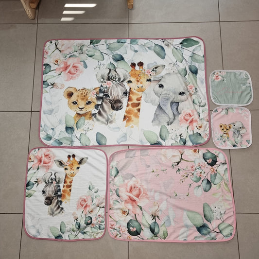 Soft pink Floral Safari - Sew Just More
