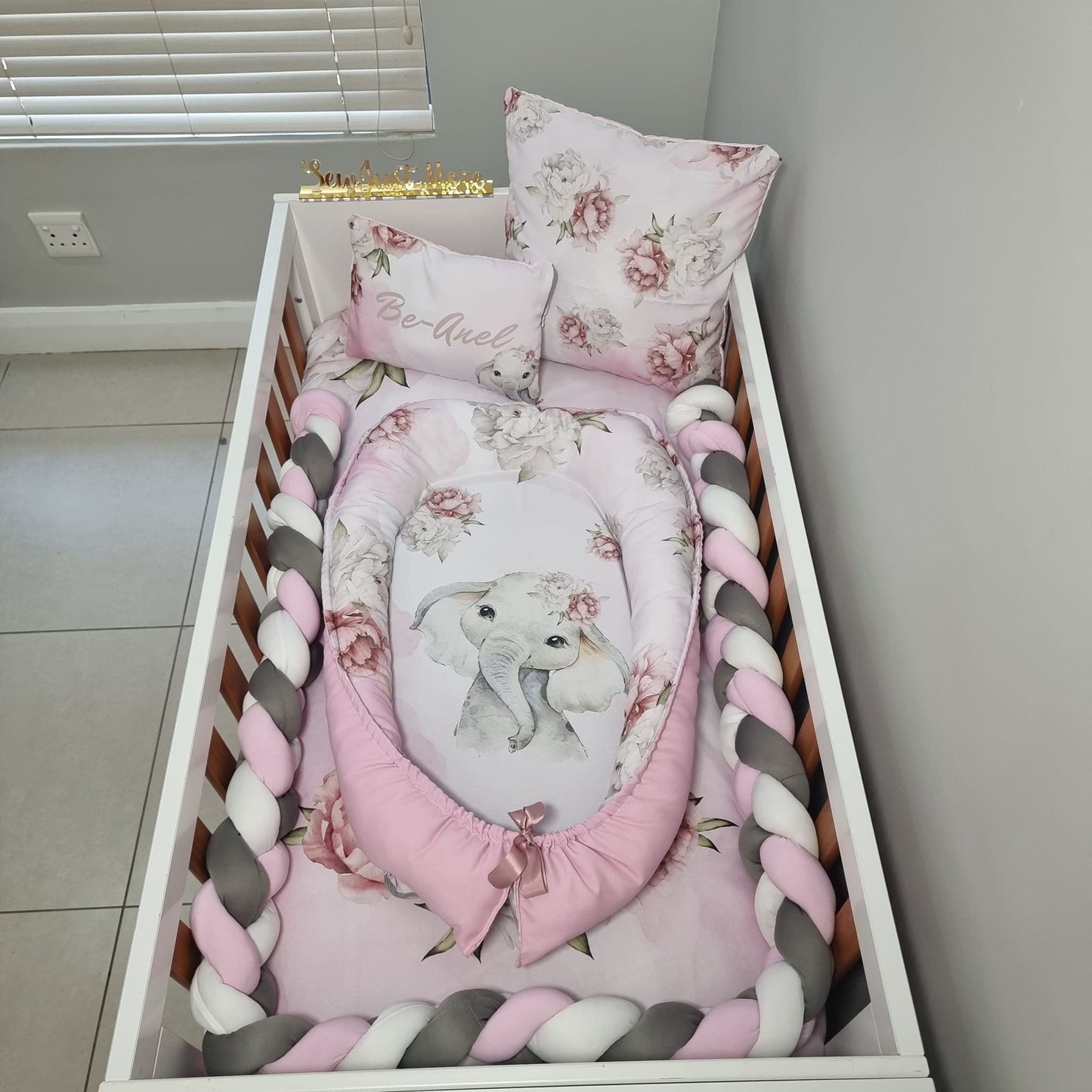 Soft Pink Peony Ellie - Sew Just More