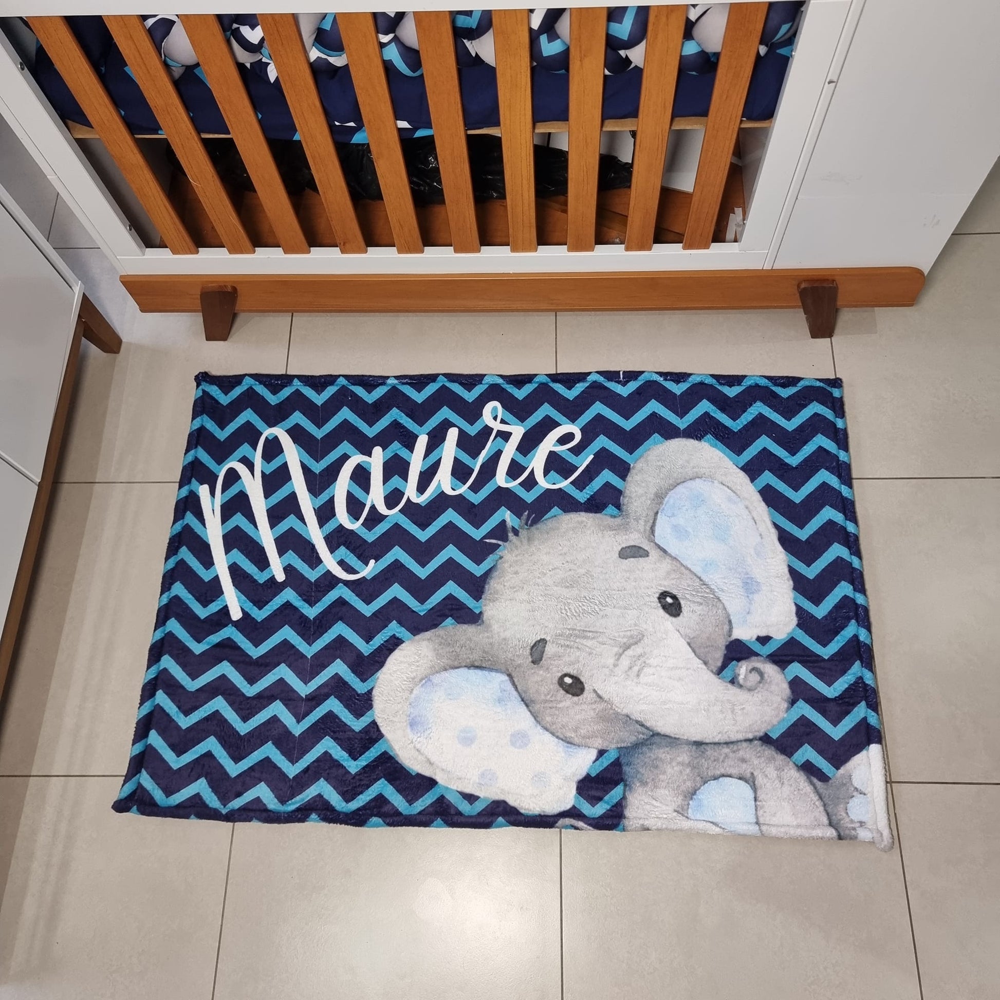Double sided Navy White/Navy Teal Ellie - Sew Just More
