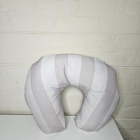 Pink Nose Grey strips Tatty Teddy nursing pillow