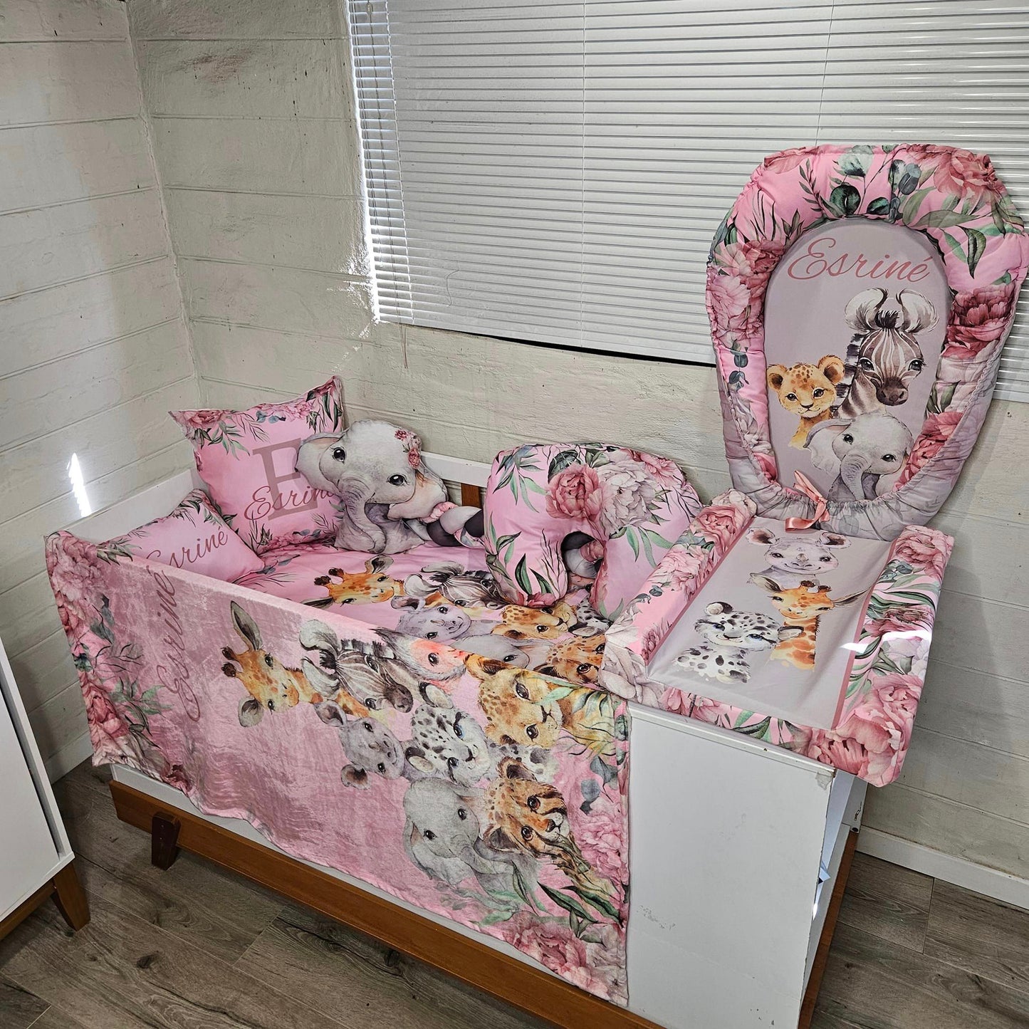 Pink Girly Peony Safari - Sew Just More