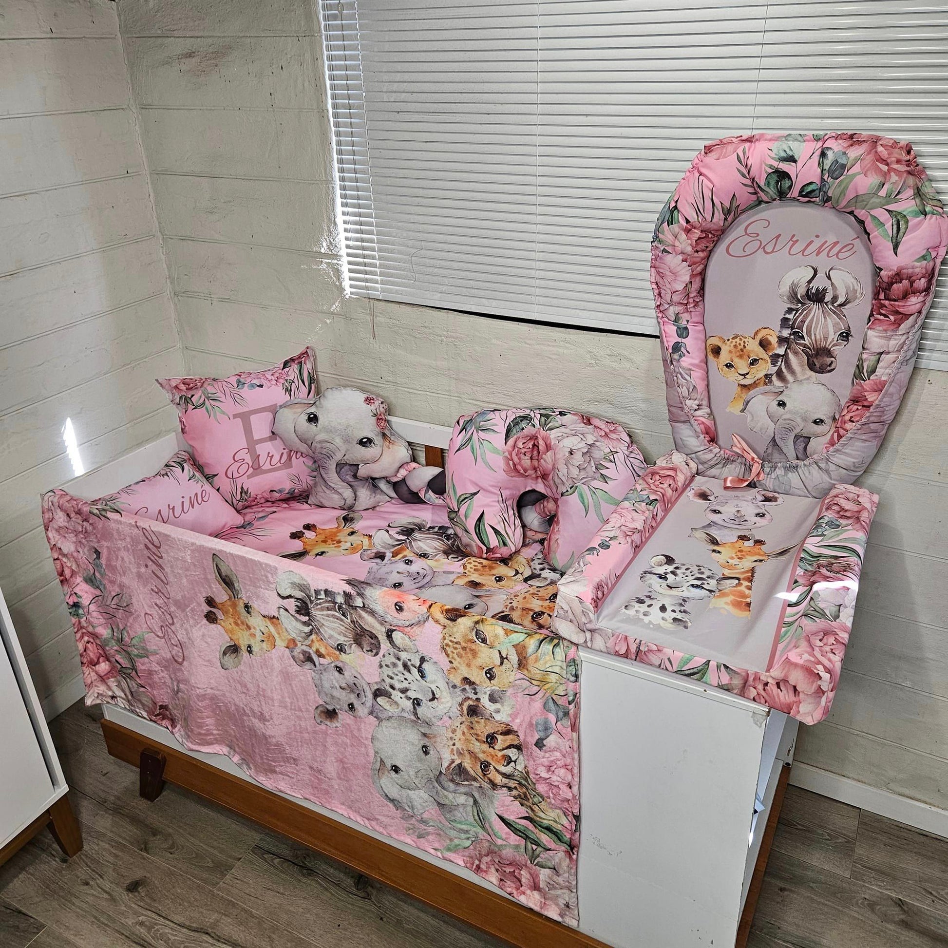 Pink Girly Peony Safari - Sew Just More