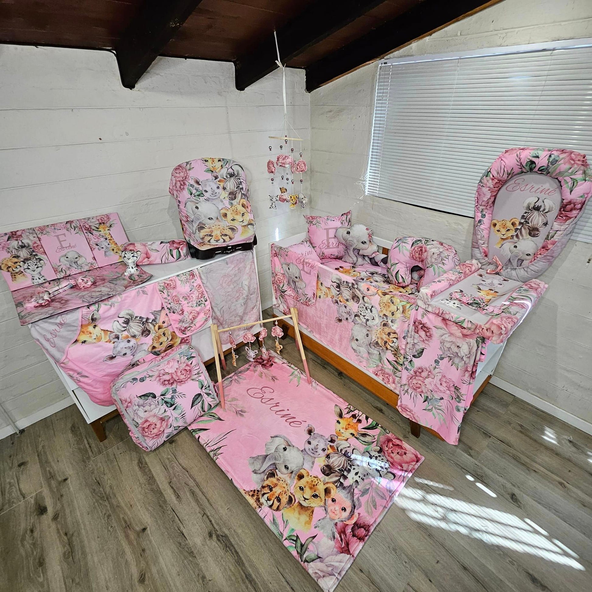 Pink Girly Peony Safari - Sew Just More