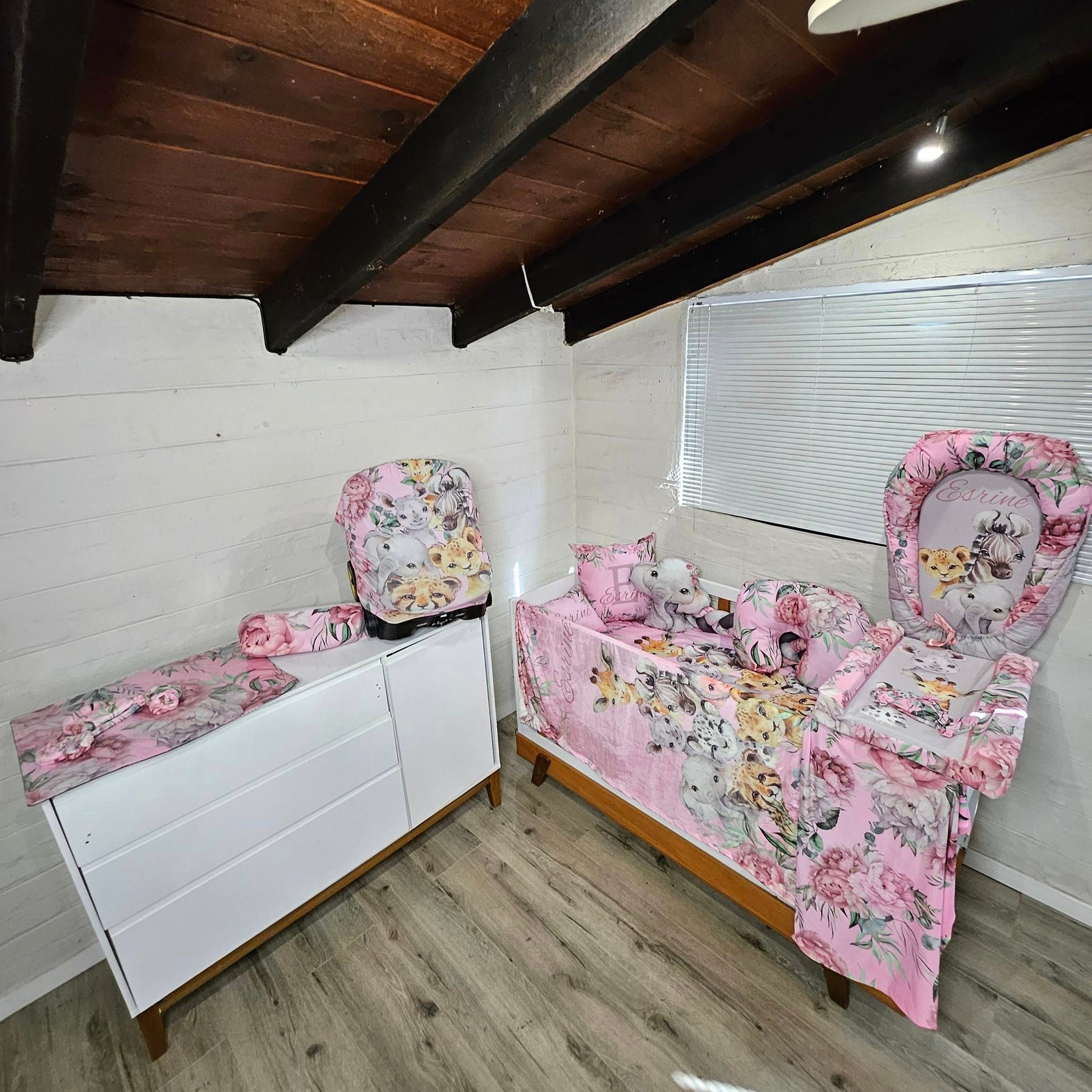 Pink Girly Peony Safari - Sew Just More