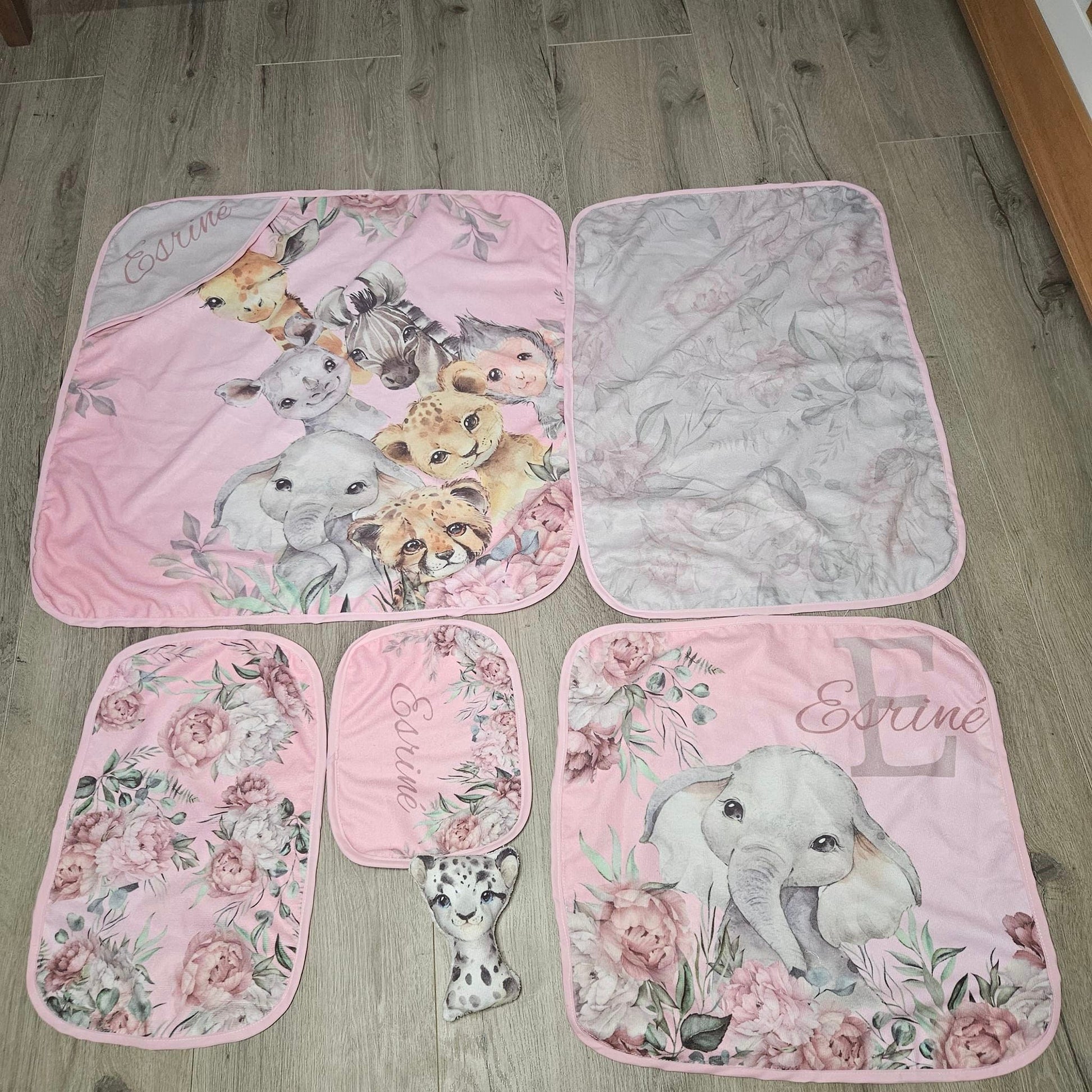 Pink Girly Peony Safari - Sew Just More