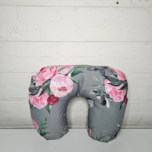 Eucalyptus Peony Bunny nursing pillow