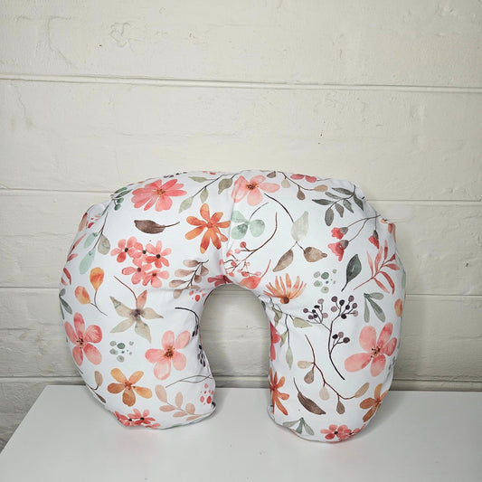 Boho Pink Floral nursing pillow