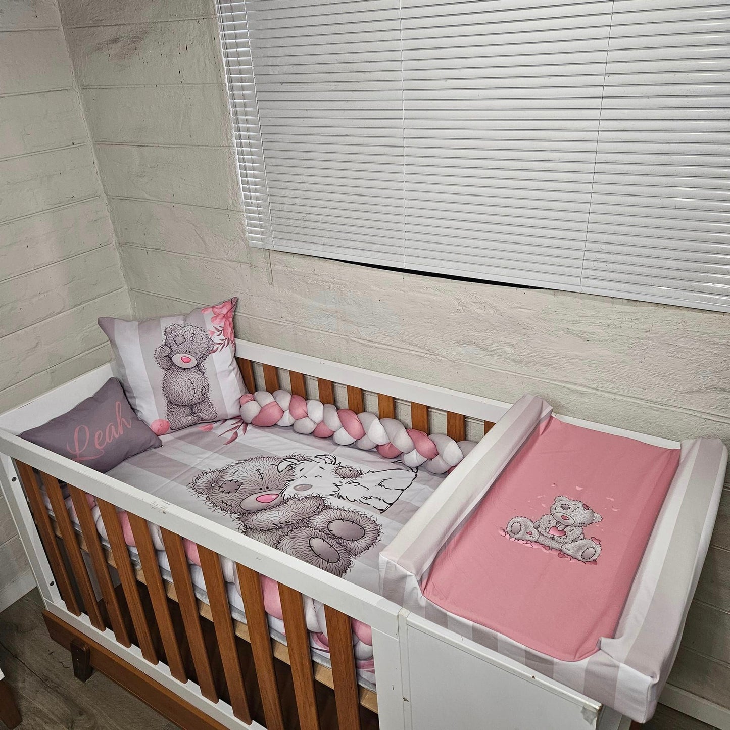 Pink Nose and Grey Tatty Teddy - Sew Just More