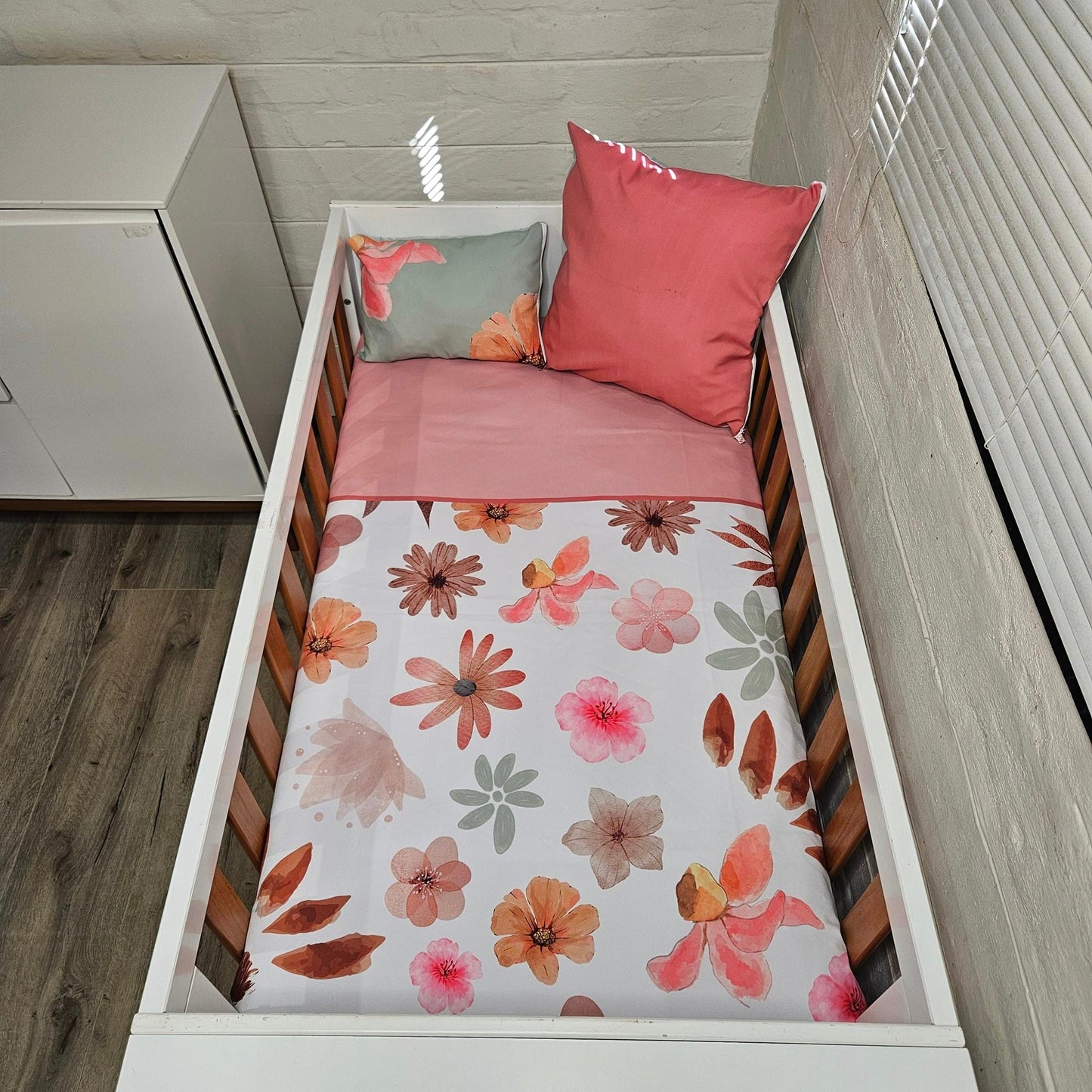 Pink and Sage Boho floral - Sew Just More