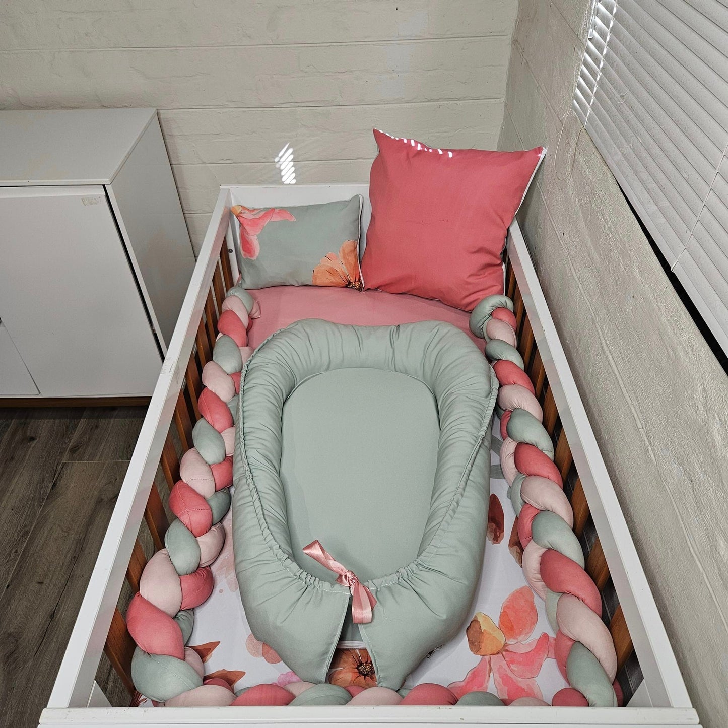 Pink and Sage Boho floral - Sew Just More