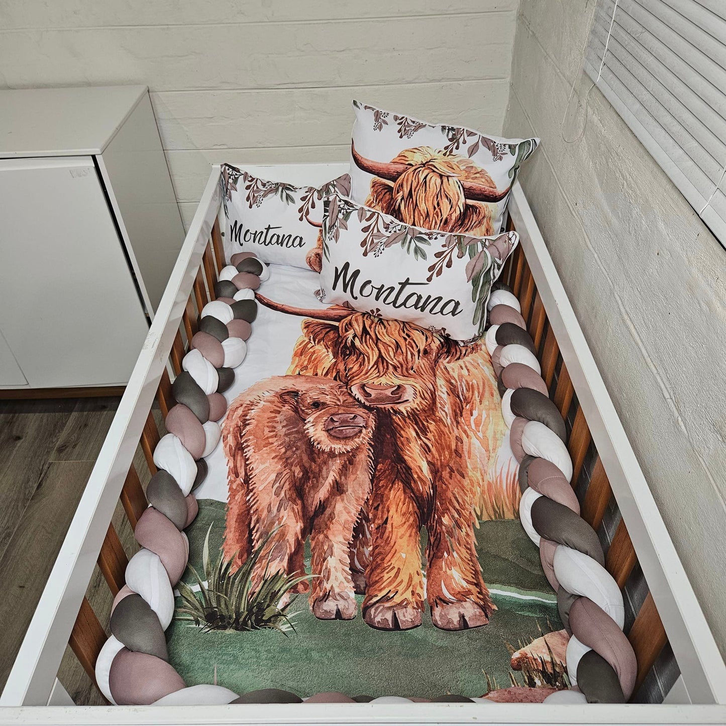 Natural Highland Cow - Sew Just More