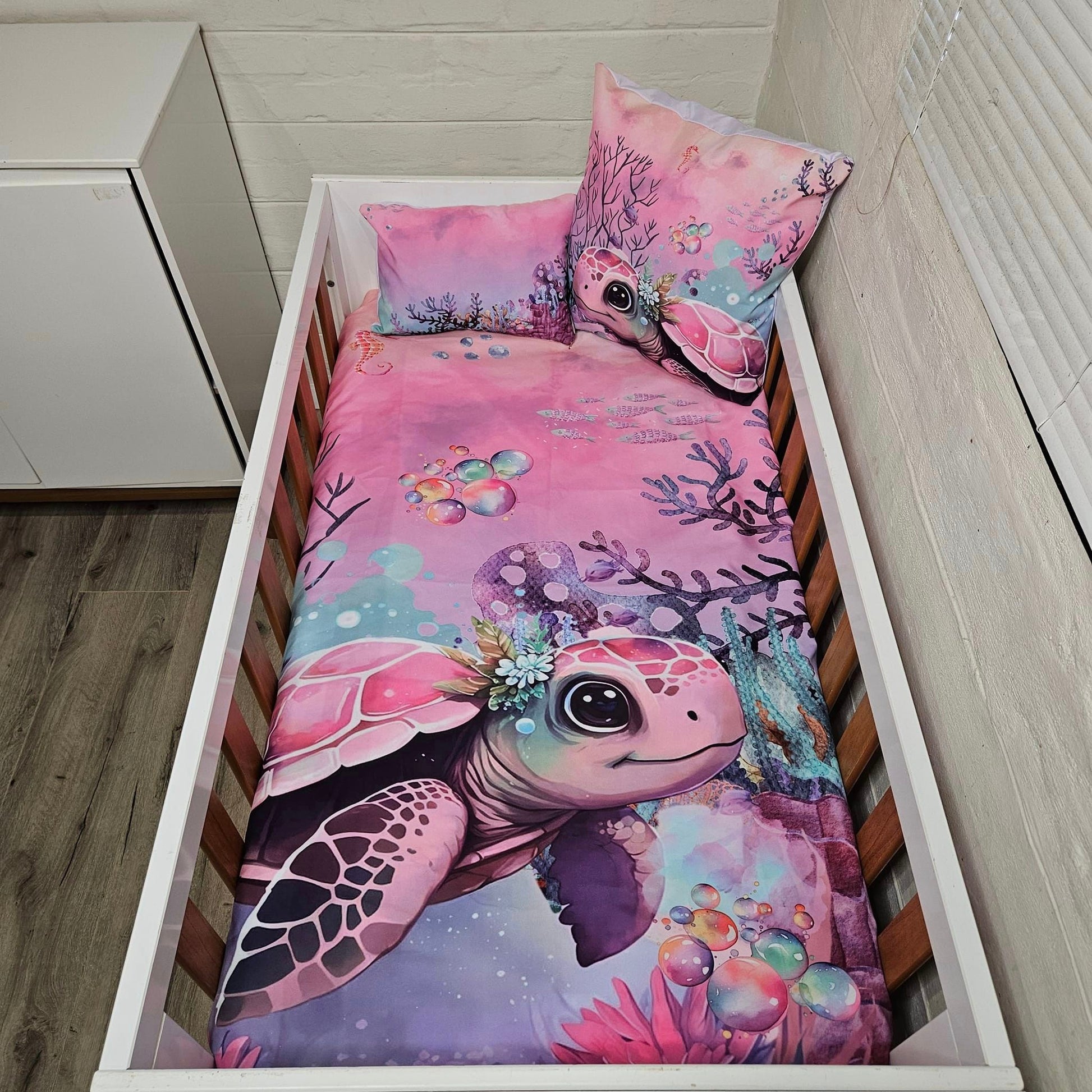Pink Sea Turtle - Sew Just More