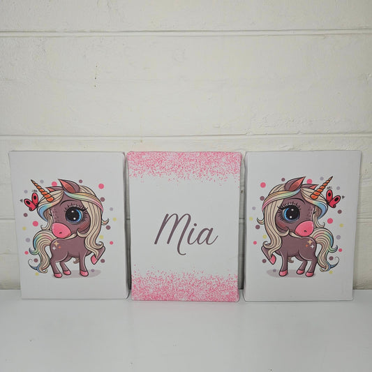 Pink Glitter Unicorn - Sew Just More