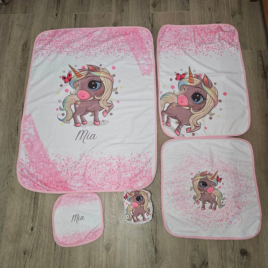 Pink Glitter Unicorn - Sew Just More