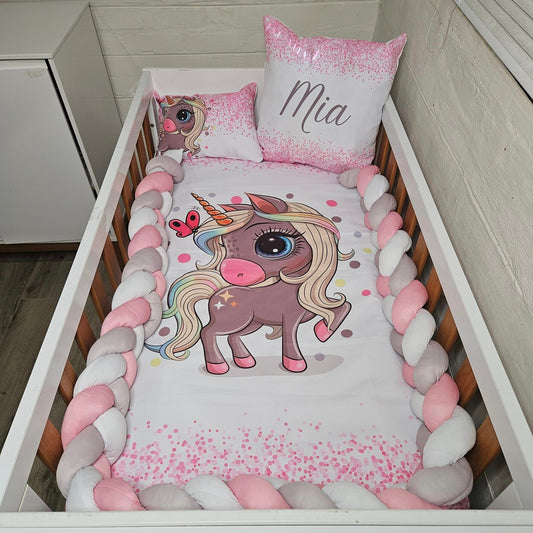 Pink Glitter Unicorn - Sew Just More