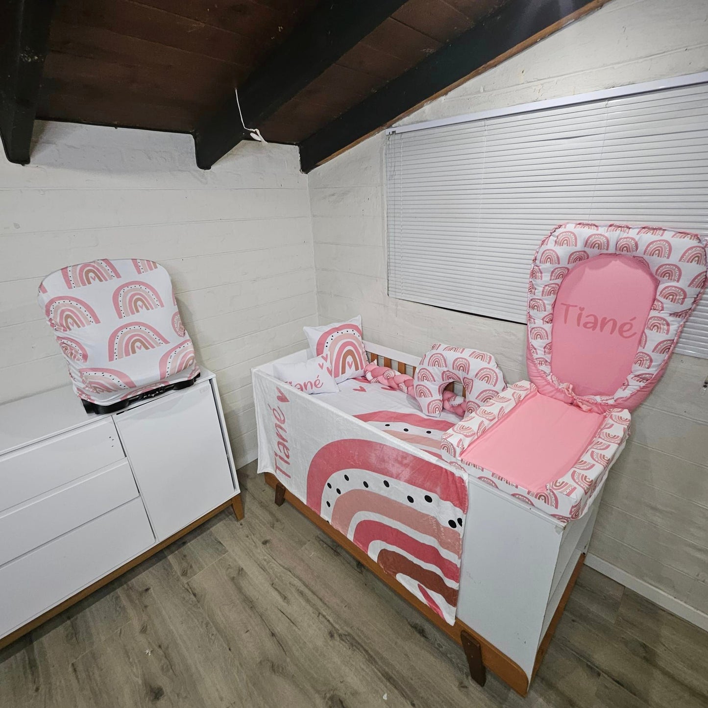 Boho Natural Pink Rainbow - Sew Just More