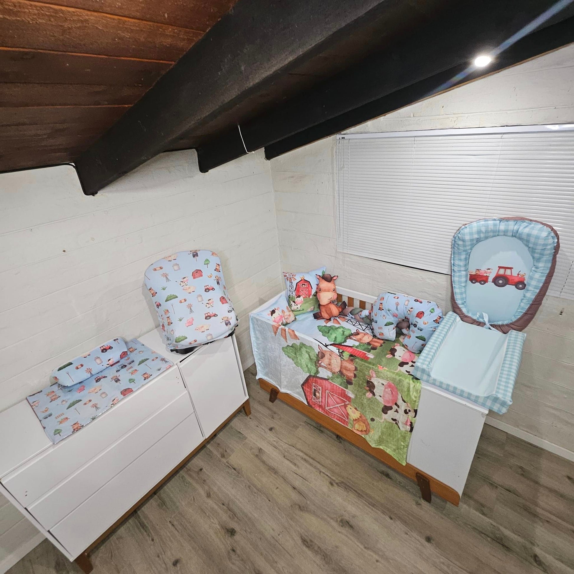 Picture Perfect Blue Farm Set - Sew Just More