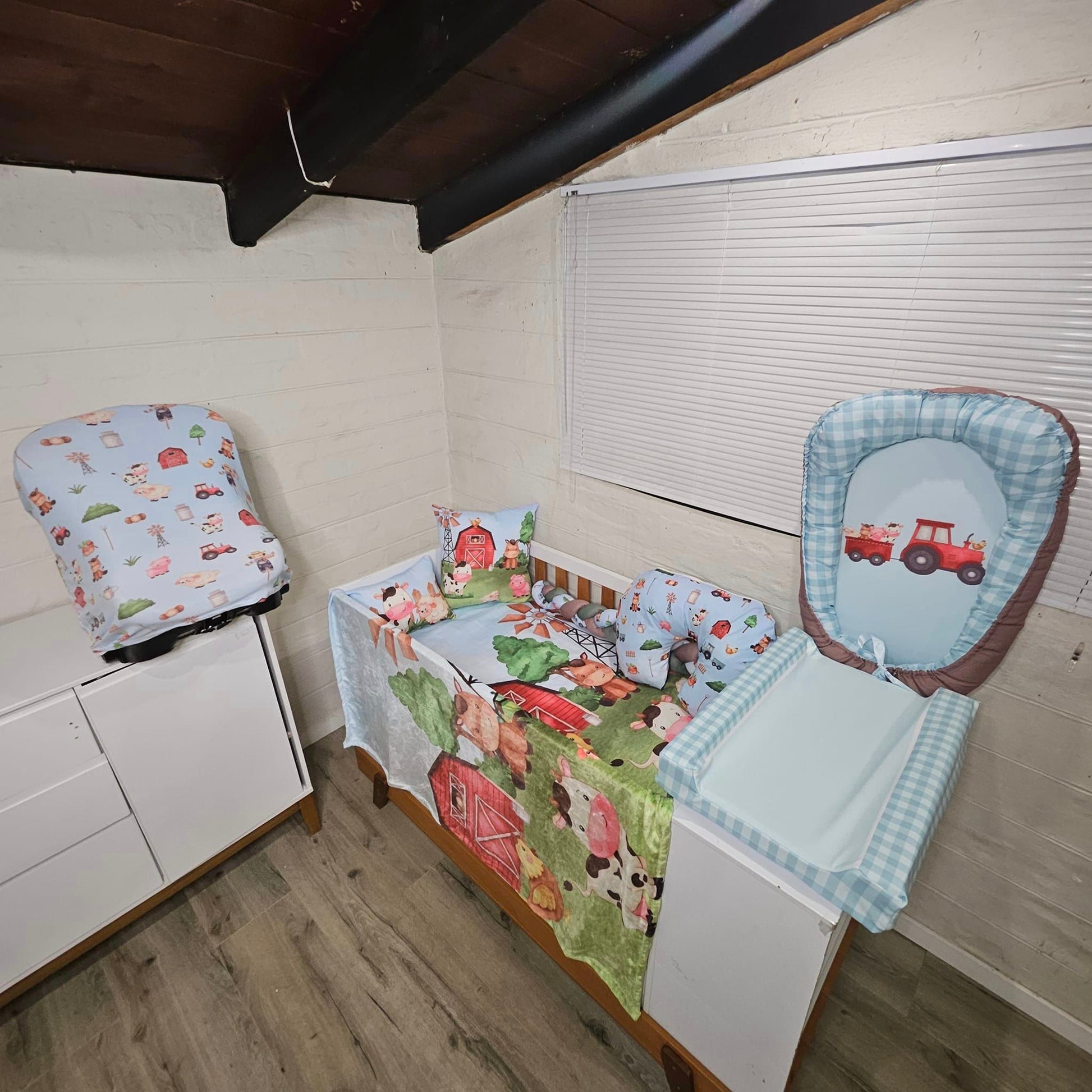 Picture Perfect Blue Farm Set - Sew Just More